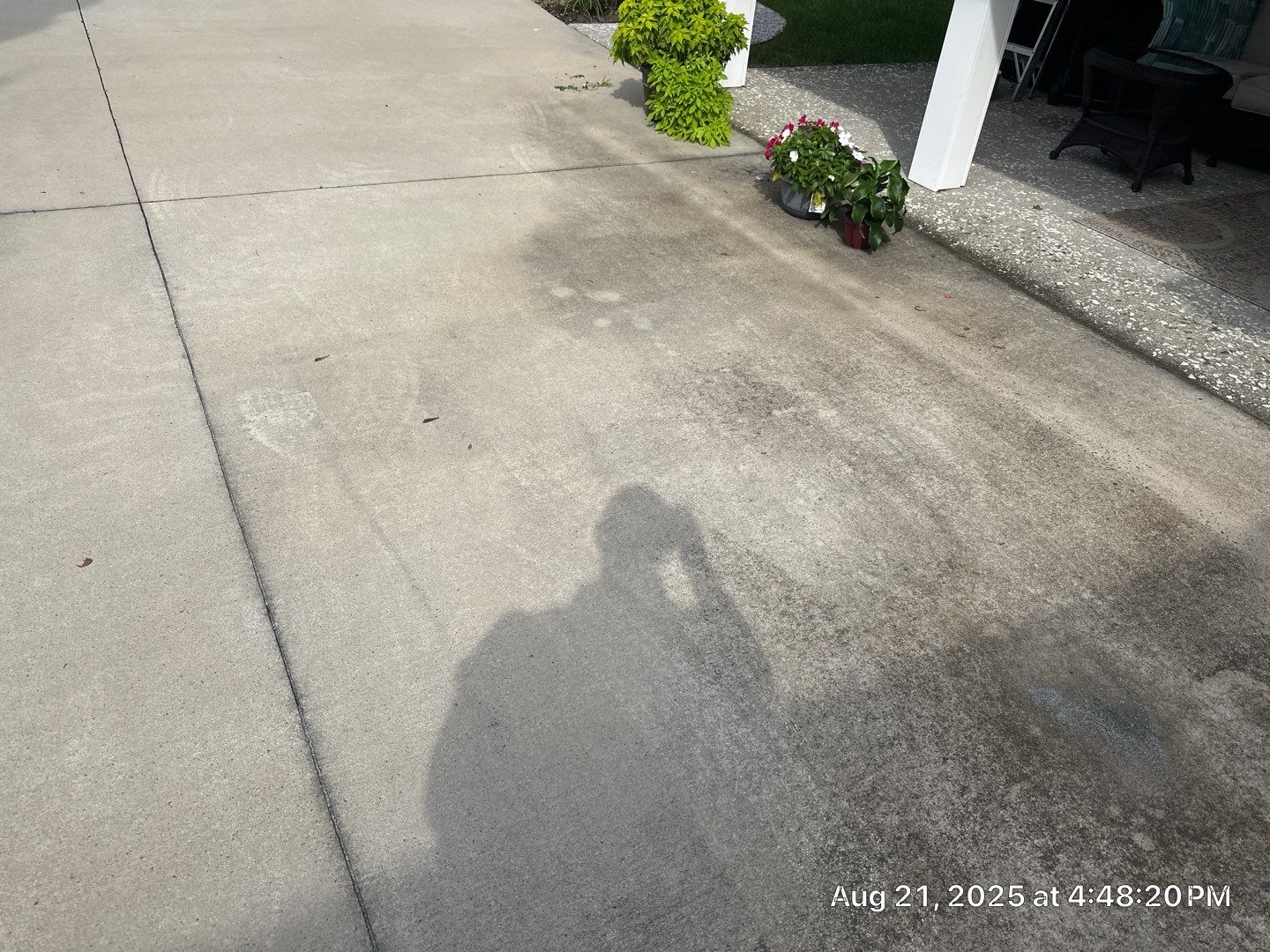 Wood Deck and Concrete Driveway using Wood and Concrete Sealant by DuraSeal