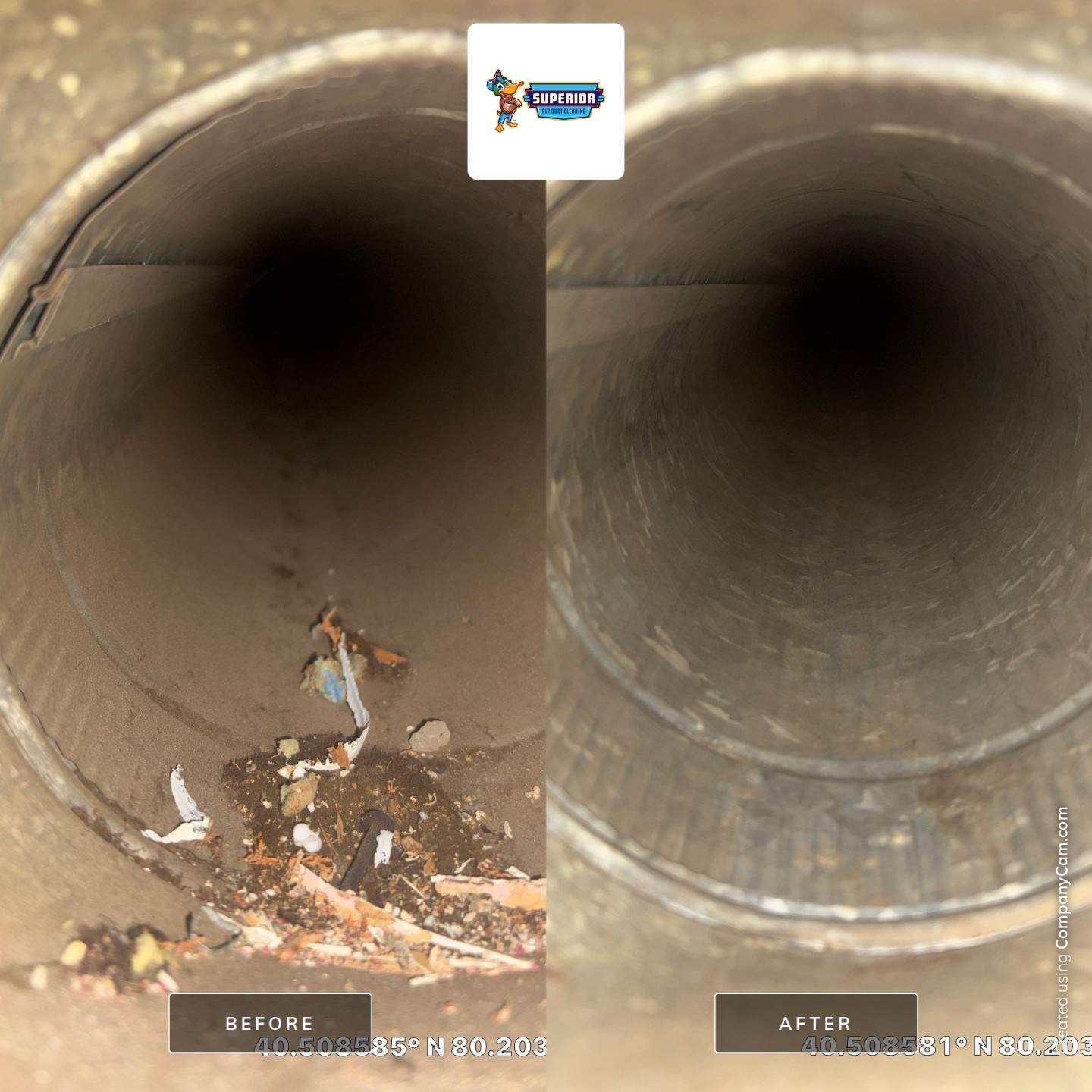 Air Duct Cleaning With a Vacuum Truck in Coraopolis, PA by Superior Air Duct Cleaning
