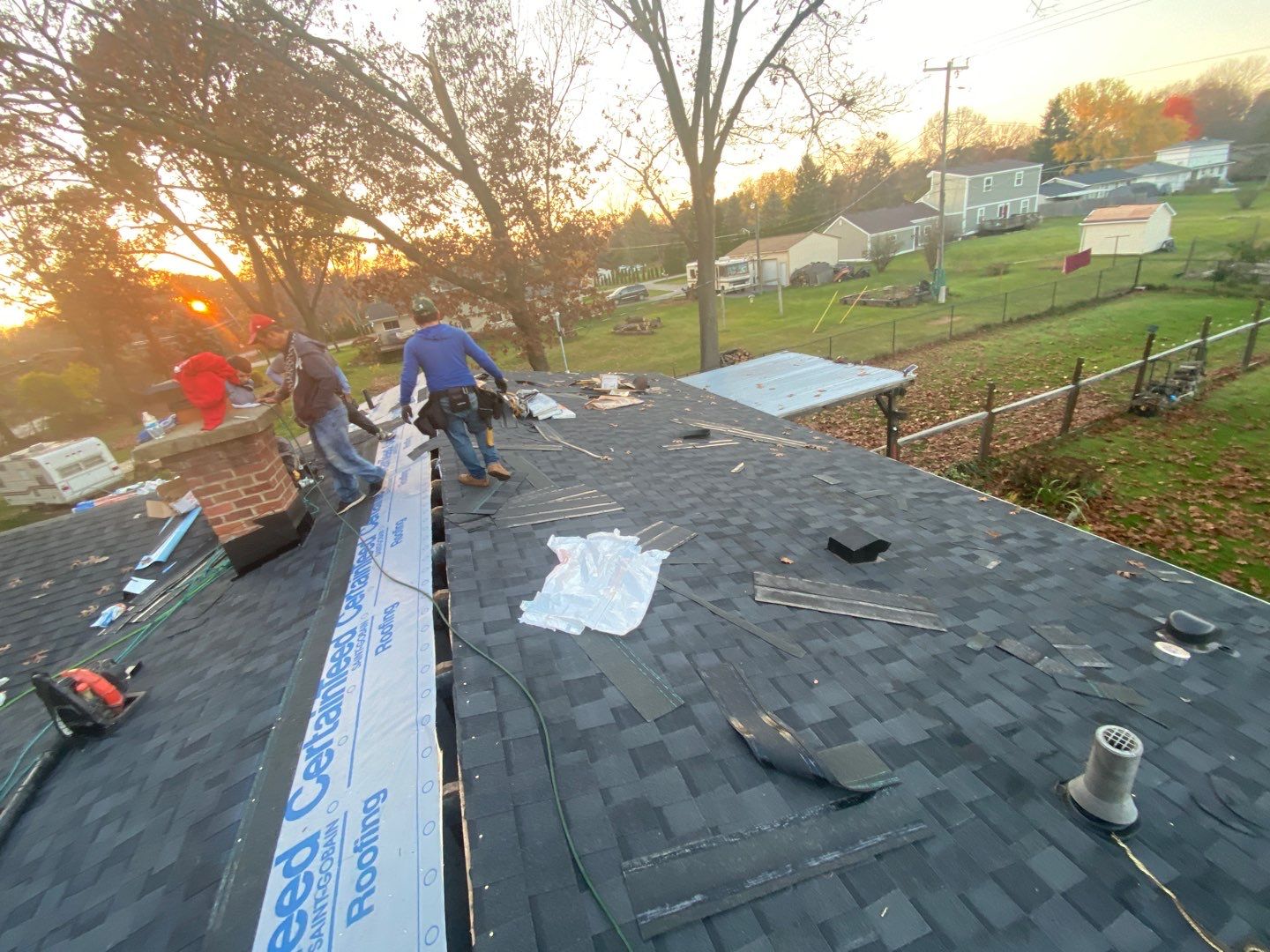 Roof Replacement using CertainTeed Landmark Pro by 180 Contractors