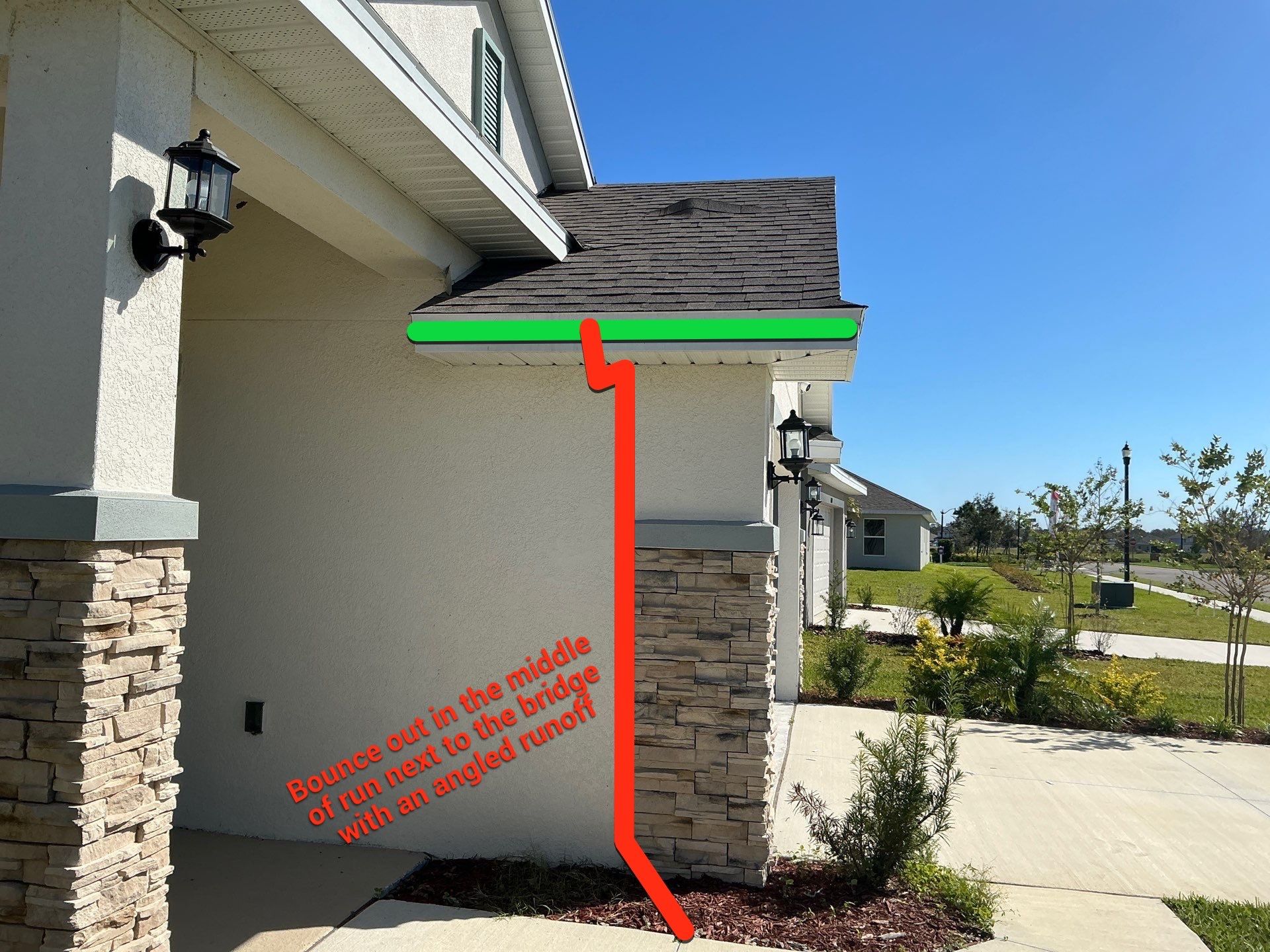 K-Style Aluminum Gutters in Parrish FL by Gutter Professors