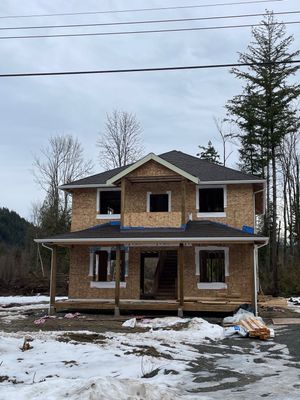 Residential Roofing Installation using OC Oakridge shingles