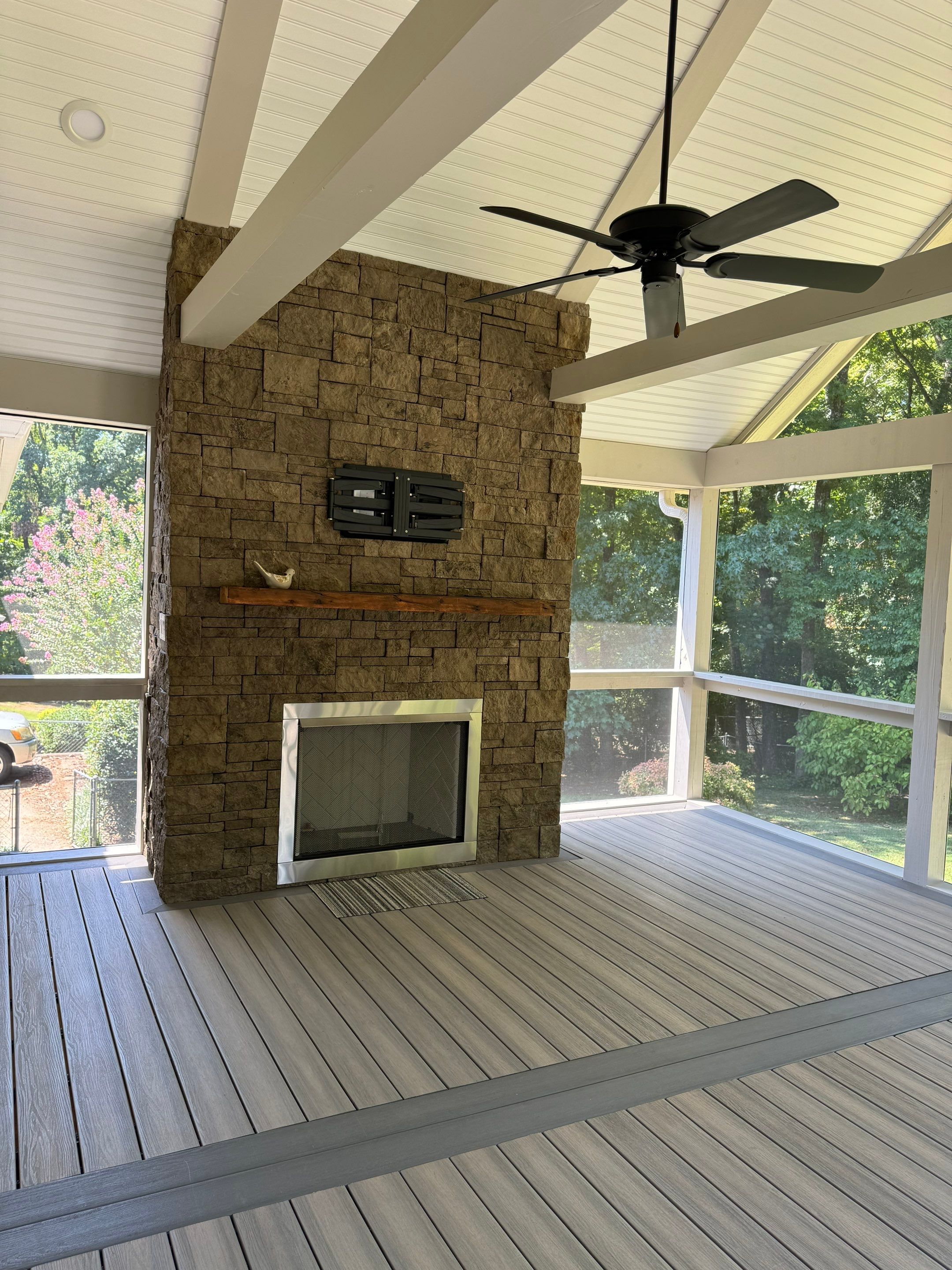 Burntleaf - Screen Porch by Pillar and Pine