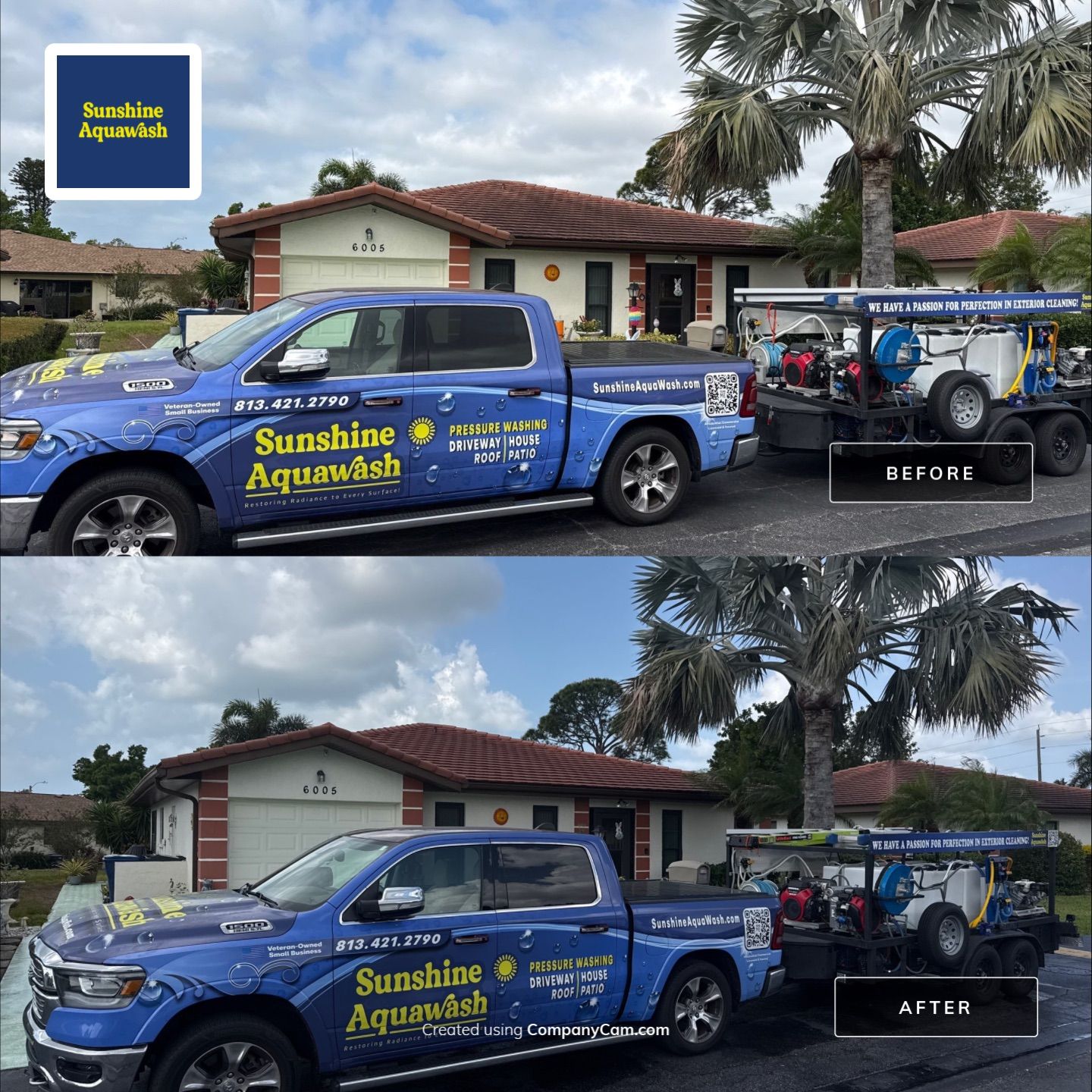 Tile Roof Cleaning – Vivenda at Bradenton I (Same-Day Service & Facebook Review) by Sunshine AquaWash
