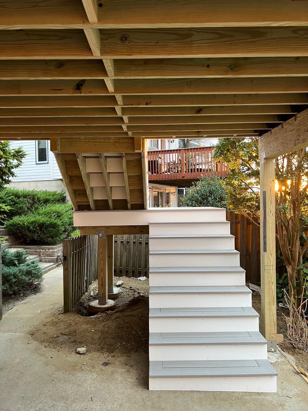 Waterfront deck In Keyport  by deck guardian