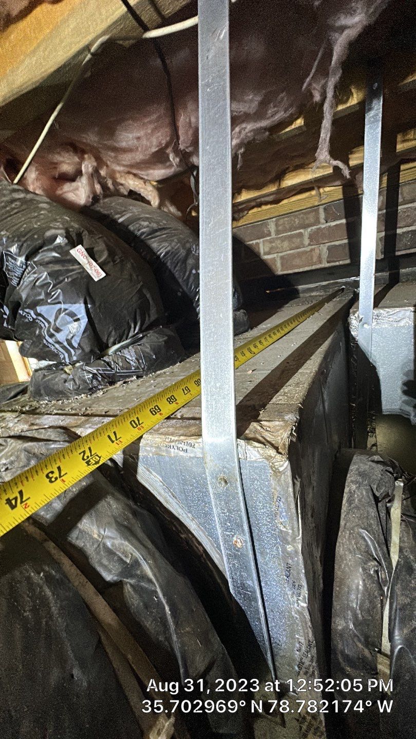 Trane Gas Package Unit Install by Nick's Mechanical LLC.