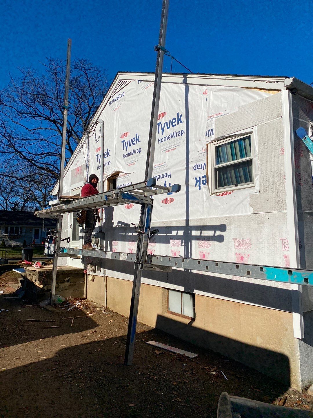Siding Installation using Certainteed Mainstreet Forest Green by A Plus Exterior