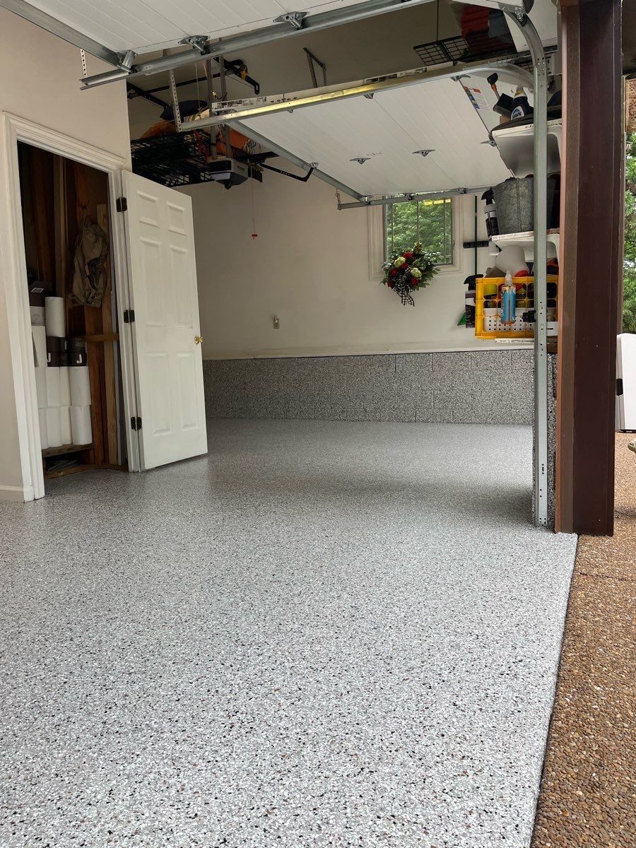 Garage Floor Coating using Coyote by My Garage Floor Guys