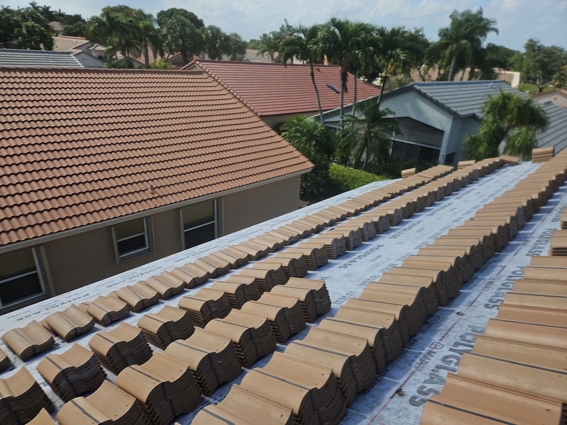 Residential Roofing Installation using WestLake Roofing Tile by BLUES BROTHERS ROOFING