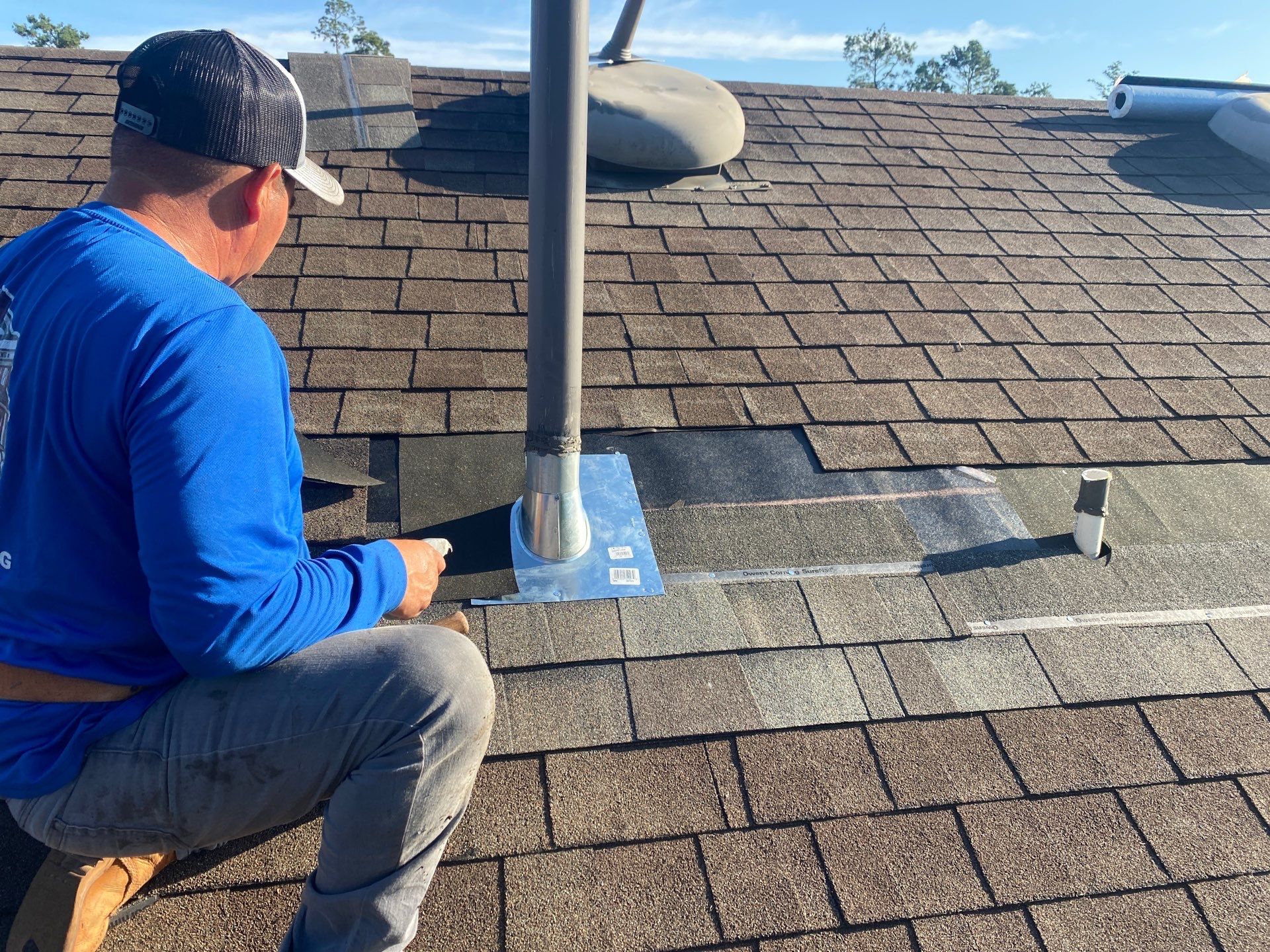 Residential Roofing Repair using Owen's Corning Duration (Lifetime) Shingles by Roof Repair Company