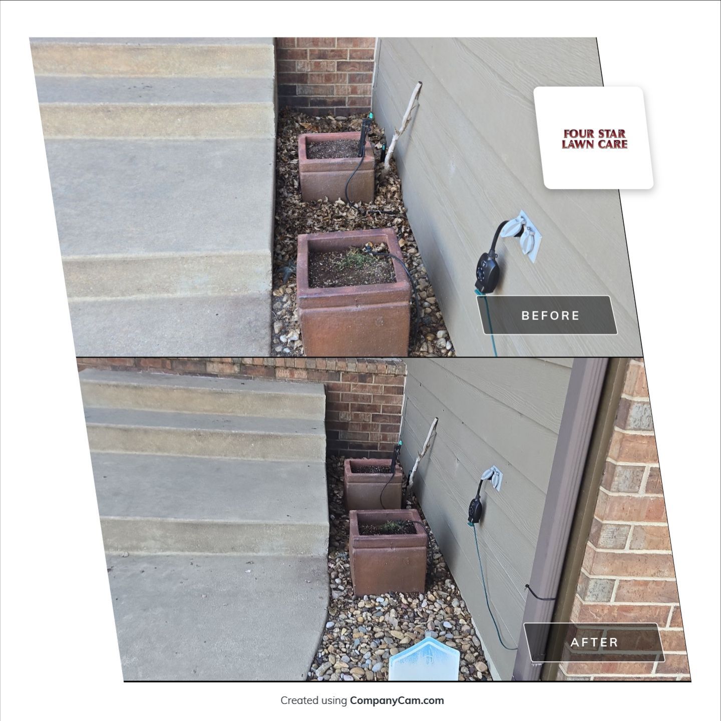 Project in Wichita by Four Star Lawn Care