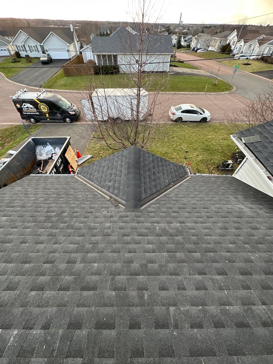 Residential Roofing Installation using Asphalt GAF HDZ  by Artisan Roofing & Home Improvements Inc.