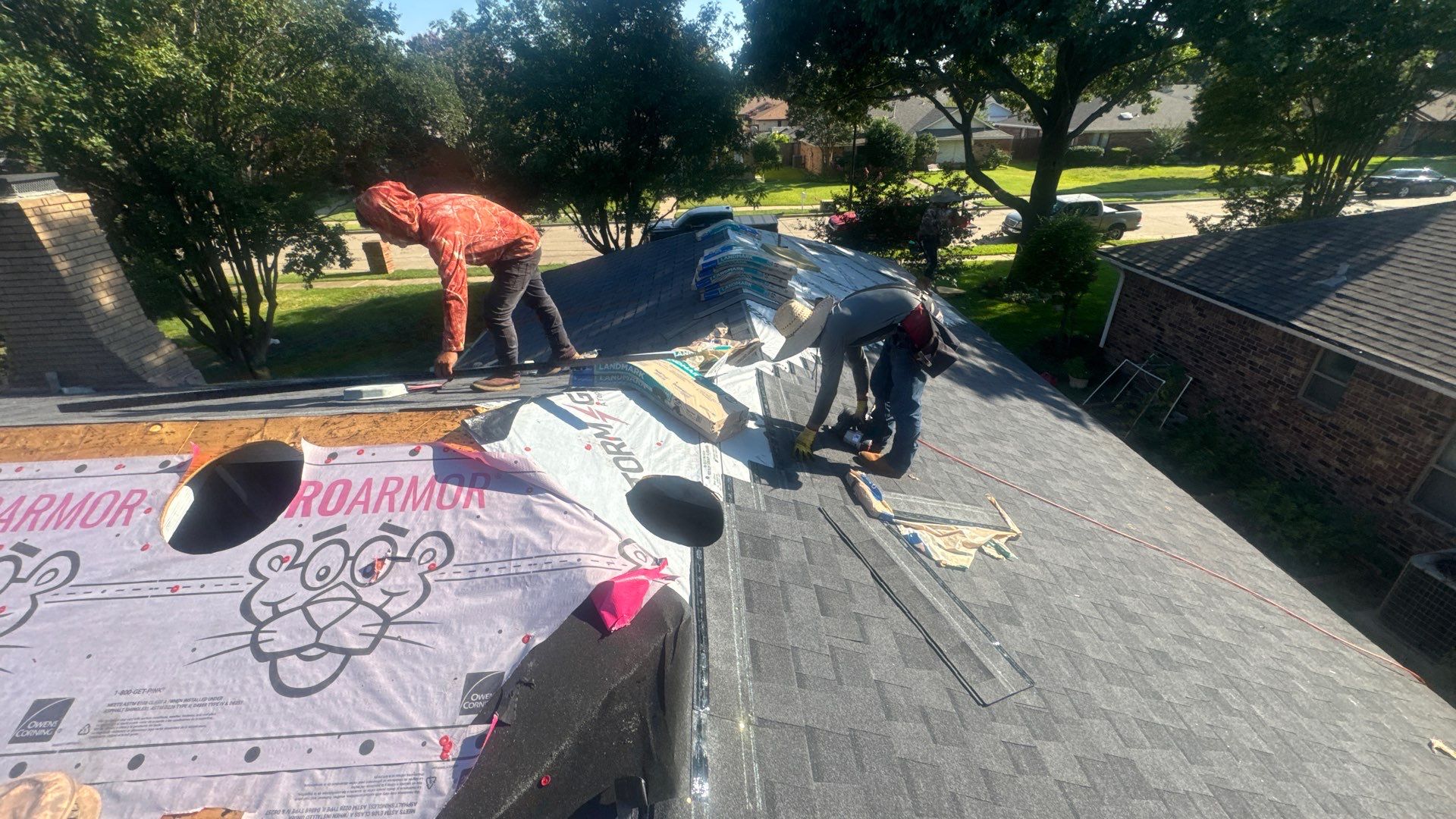 Project in Garland by Rhino Roofing and General Contracting, LLC
