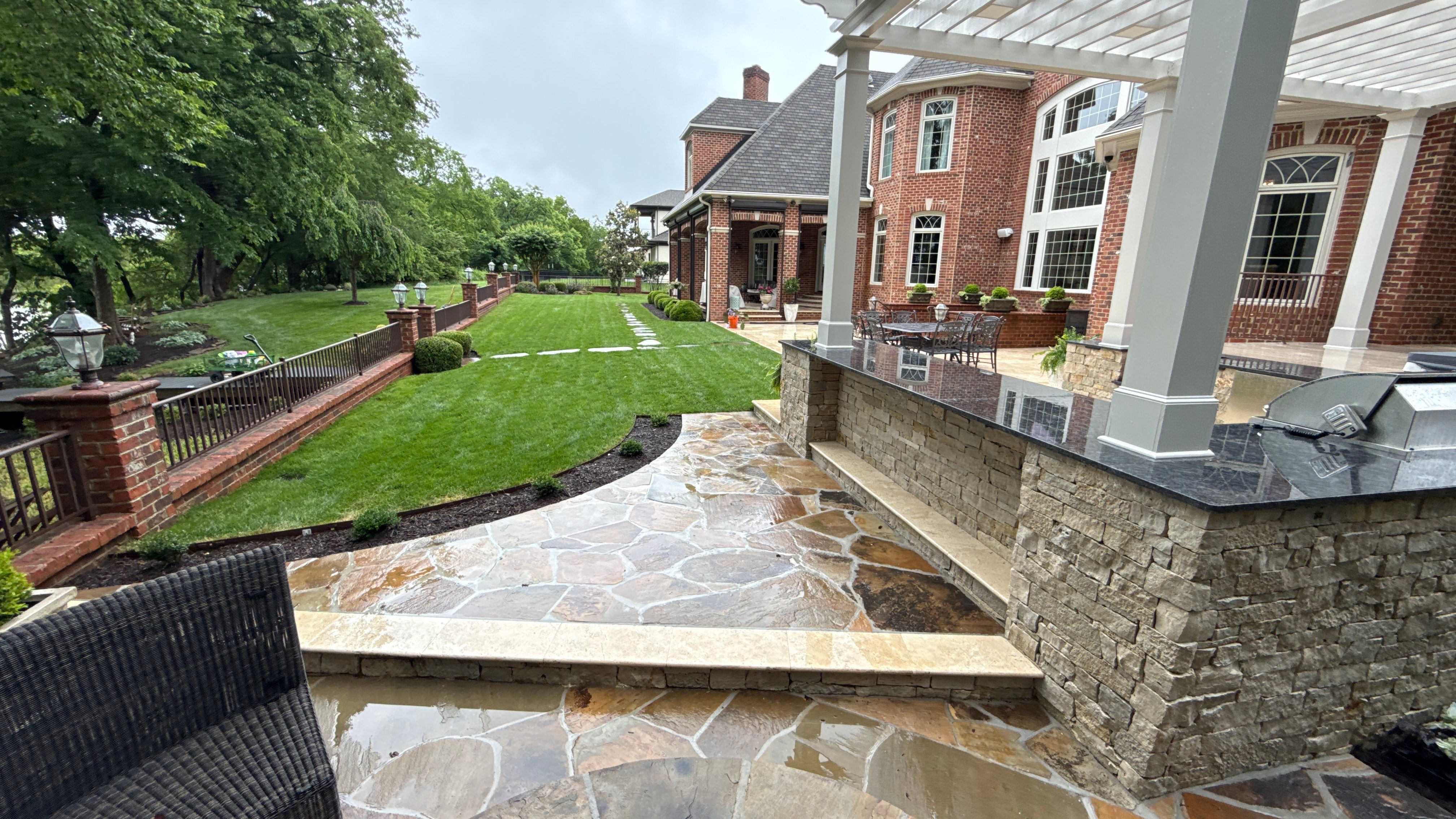 Rivers Bend Backyard BBQ by Commonwealth Curb Appeal