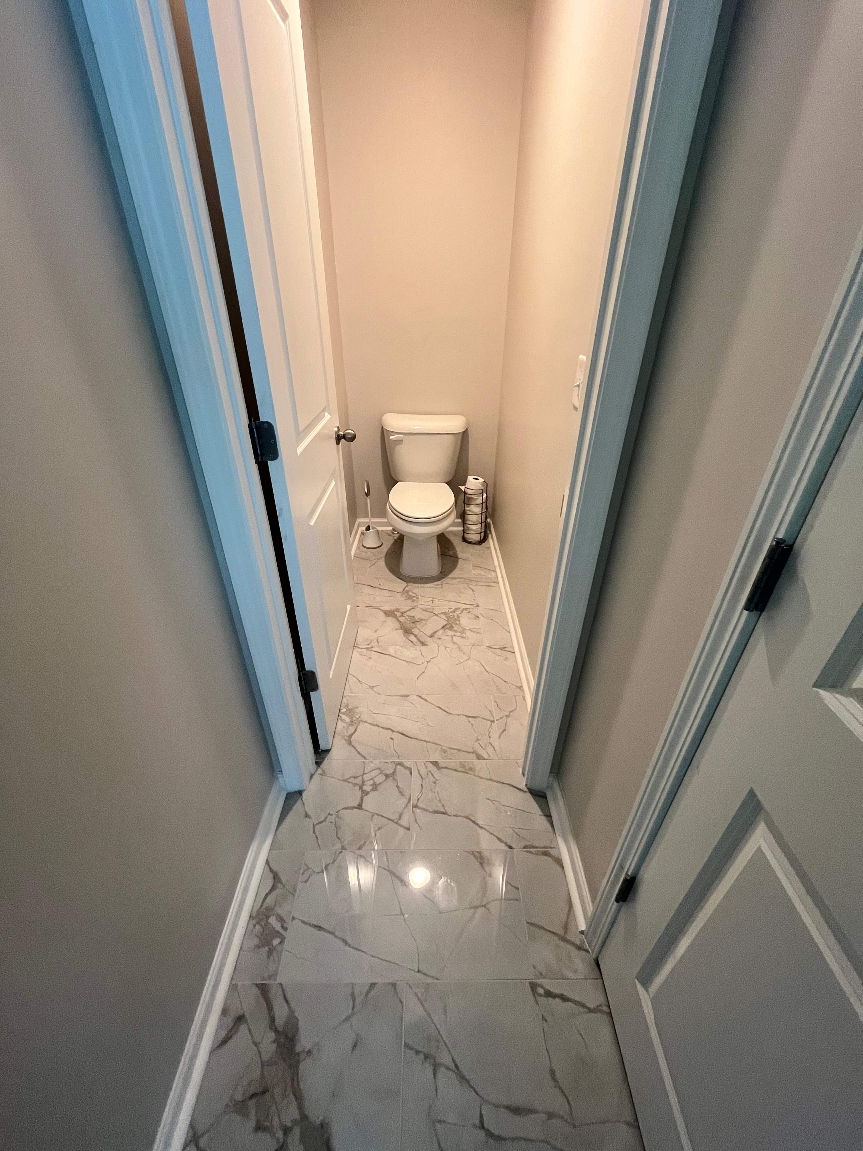 Master bathroom renovation by Prudencio