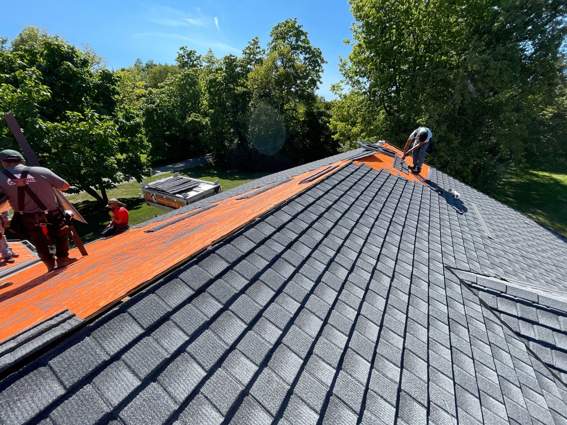 Stone Coated Metal Roof Installation in Columbia City, Indiana by 4Ever Metal Roofing