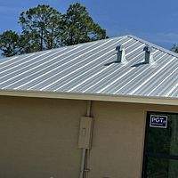 24ga 5V Crimp Mill Finish  by Total Roofing System The Metal Roof Experts