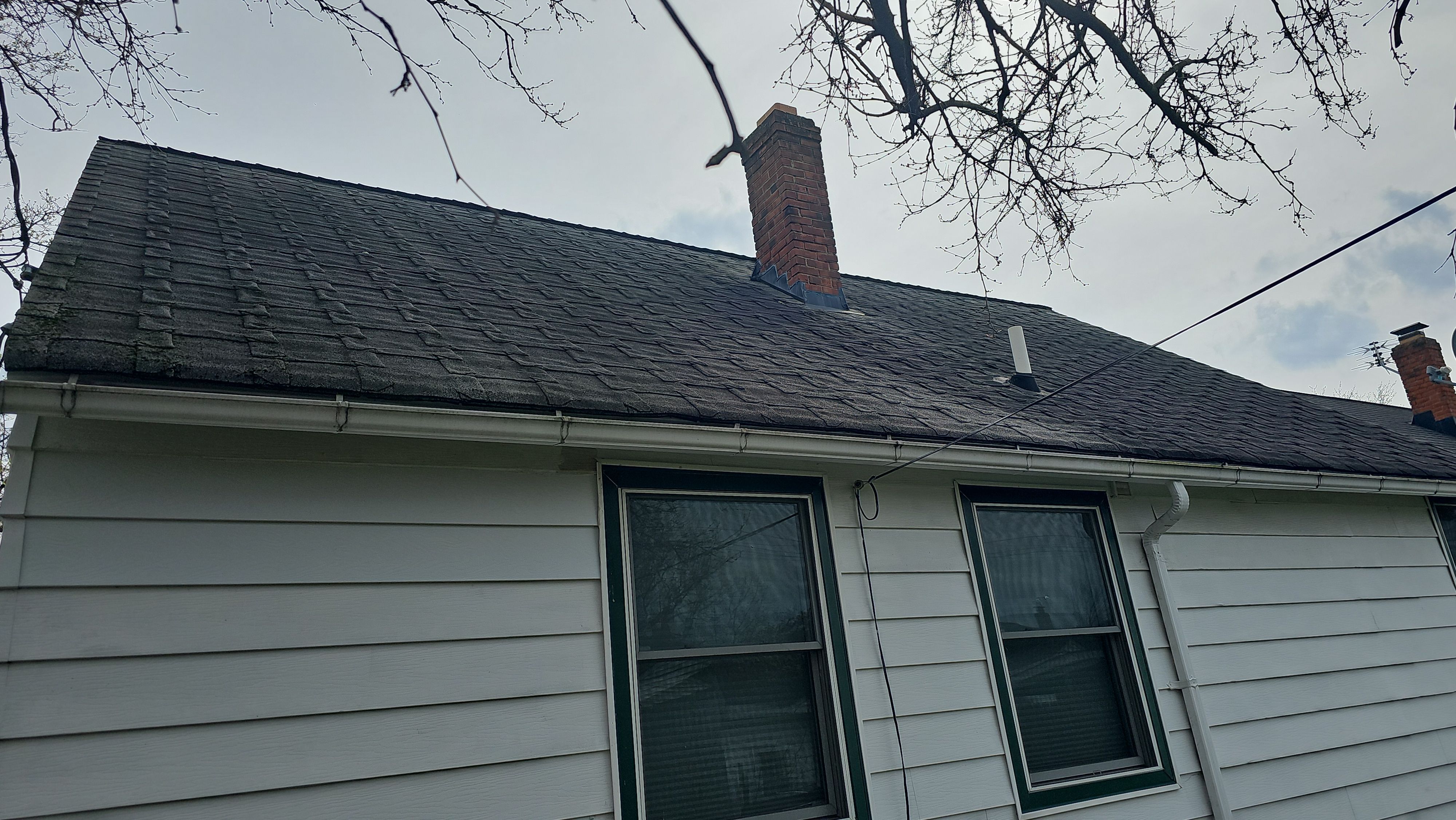 Atlas Pinnacle, Color, Woodland Green, Drip Edge, Color, White by Eagle Eye Roofing