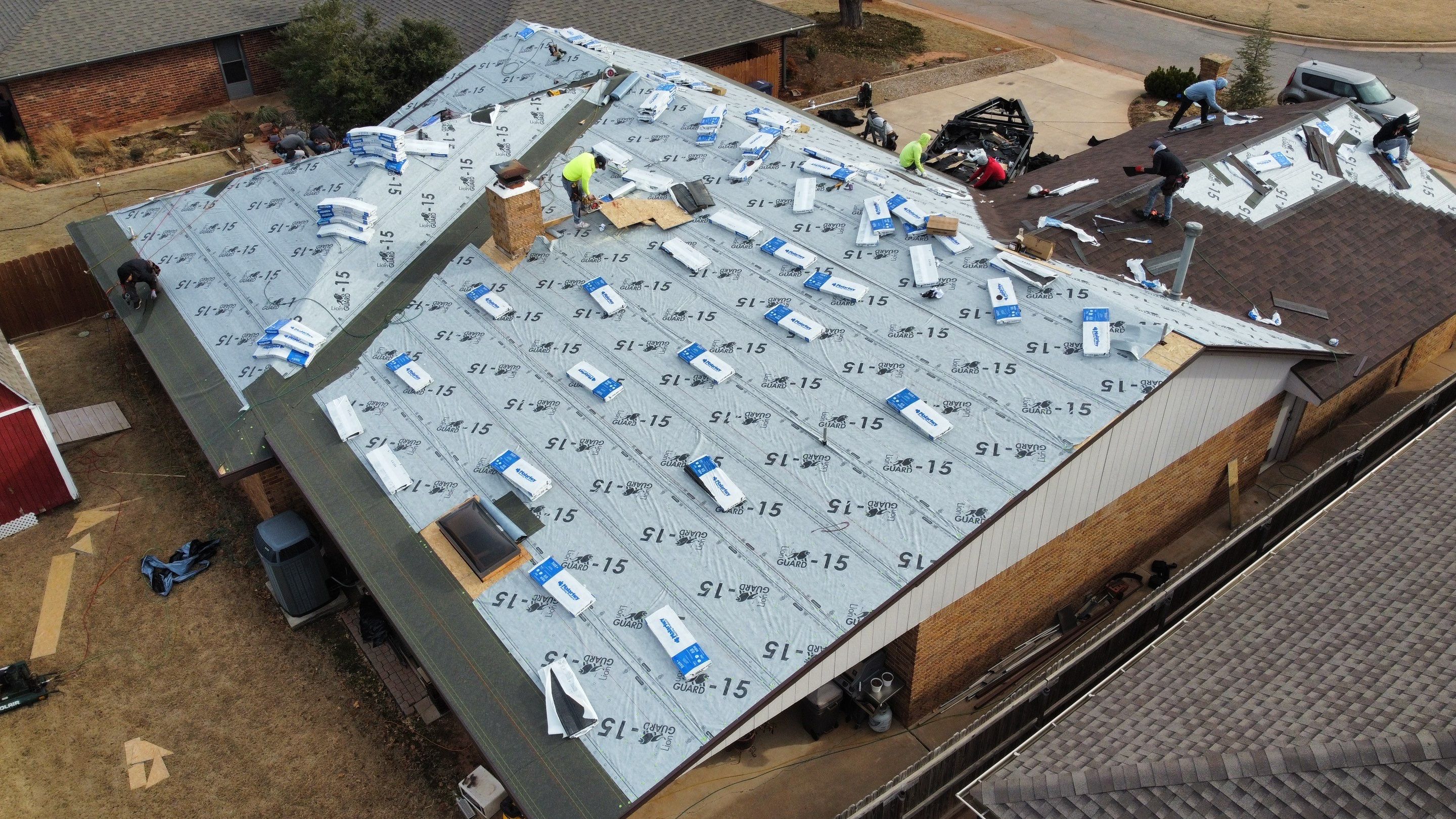 Malarkey Class 3 Antique brown install by Icon Roofing And Construction 