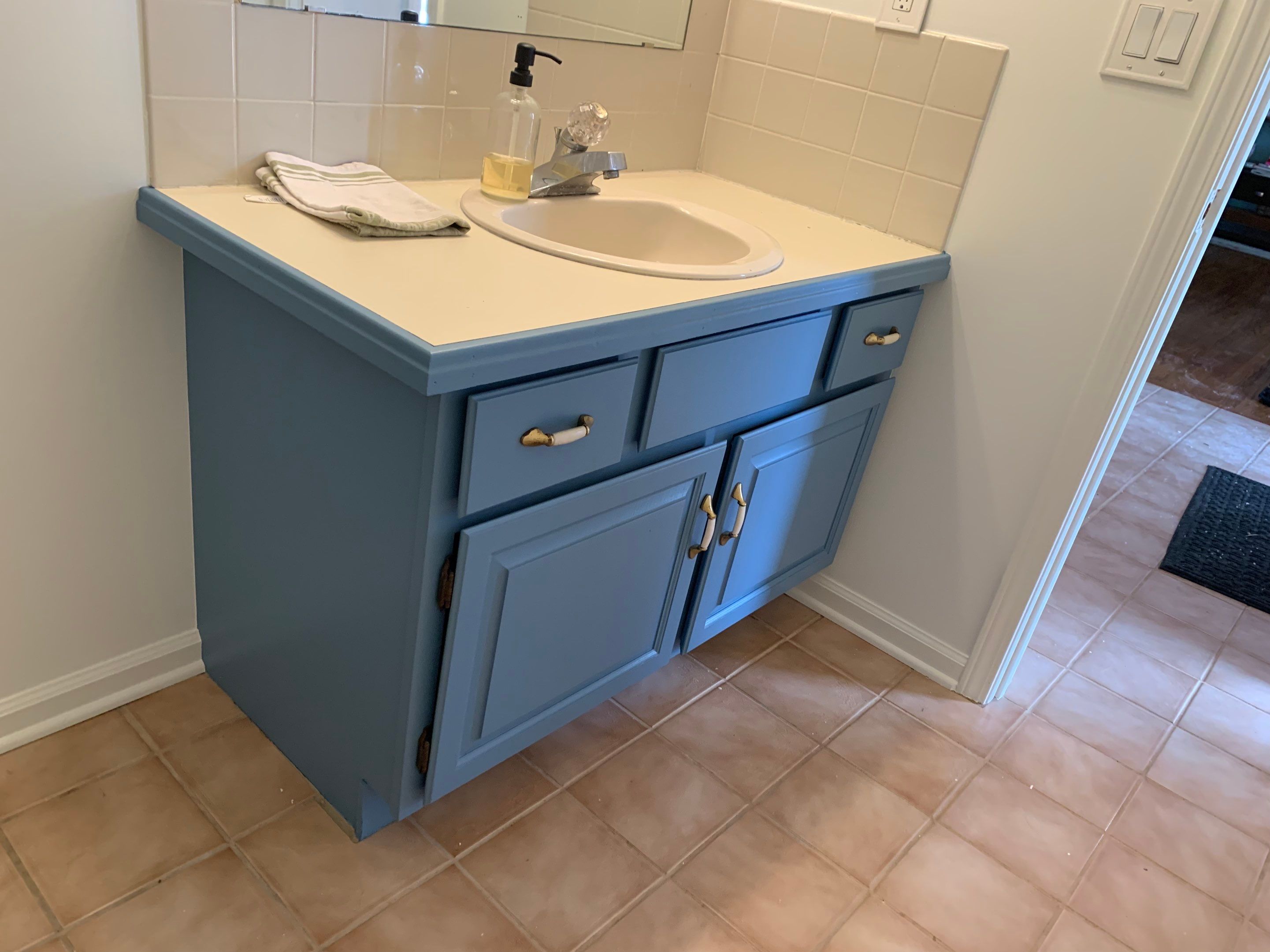 Painting Stained Wood Trim and Staircase. Walls too! by Empire Painting Services, LLC