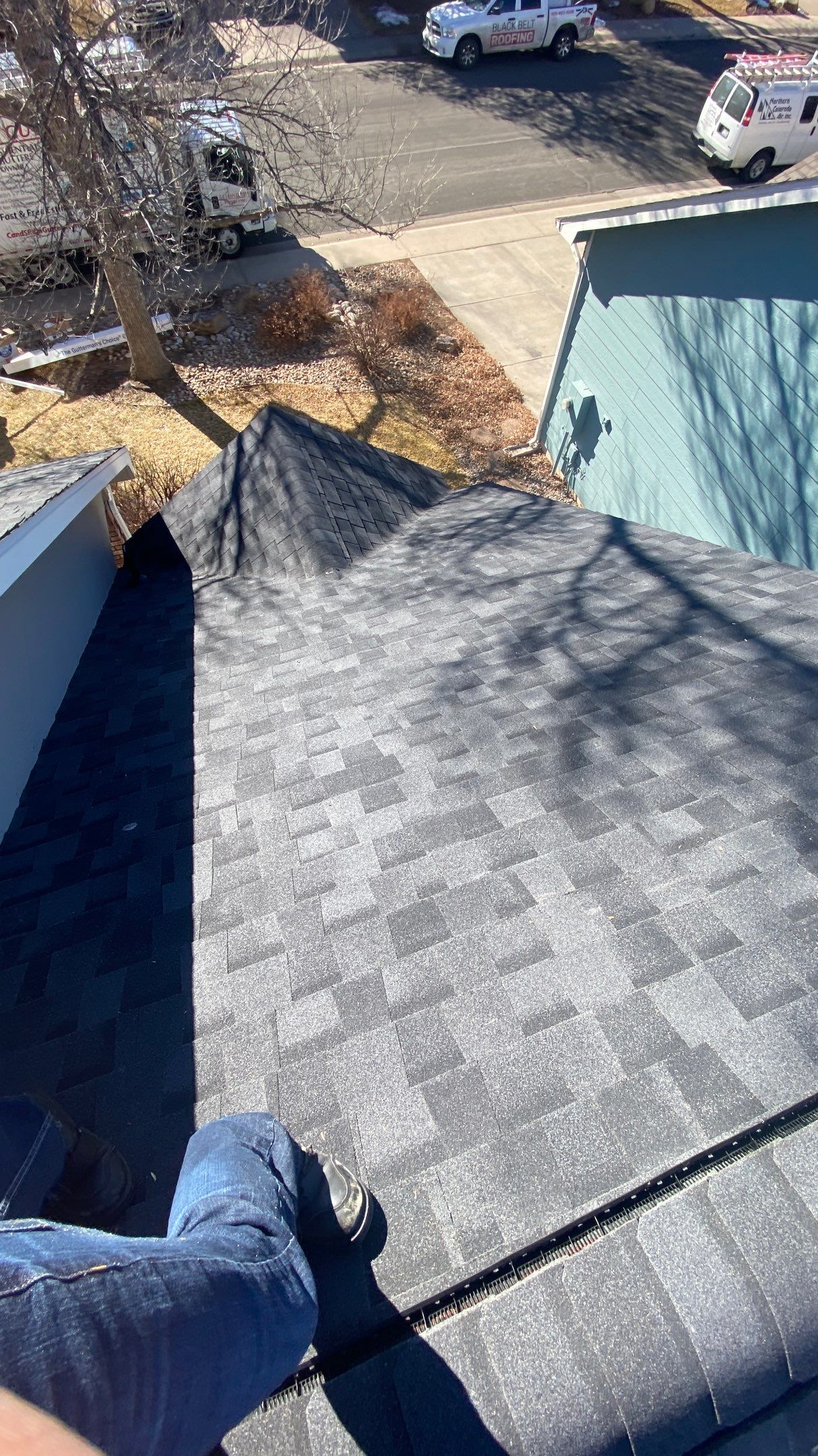 Resdiental Hail Damage Roof Replacement using Certainteed Northgate by Black Belt Roofing