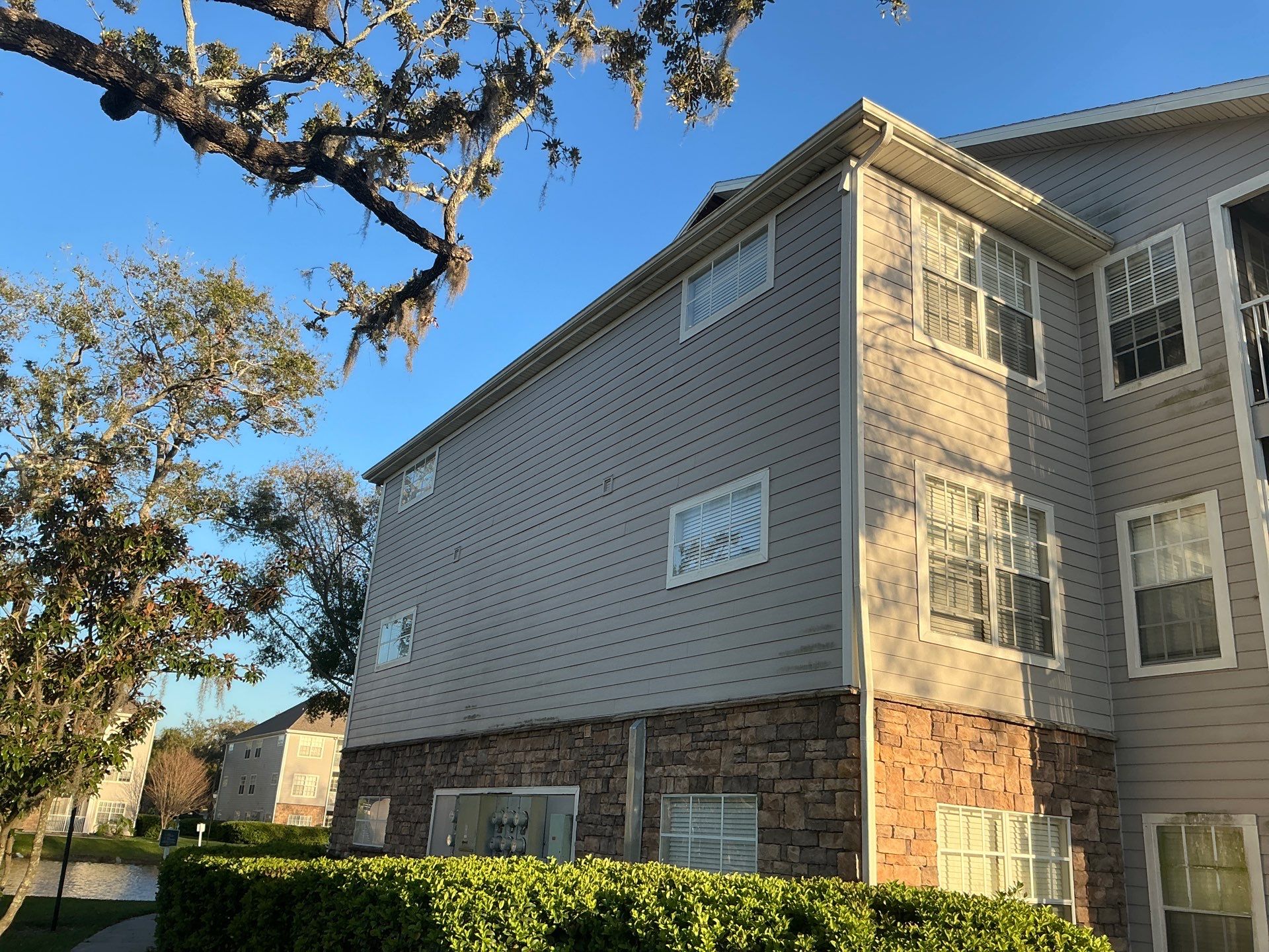 Downspouts for the High Buildings in Tampa FL by Gutter Professors