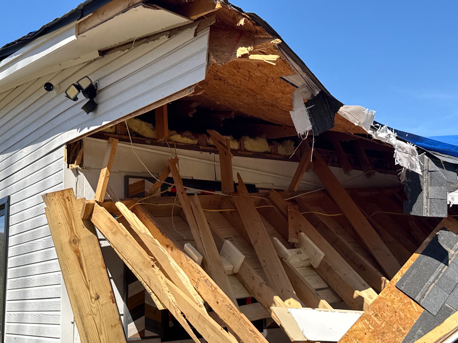 Structural Roof Restoration and Porch Repair in Hernando MS by Revival Roofing Services