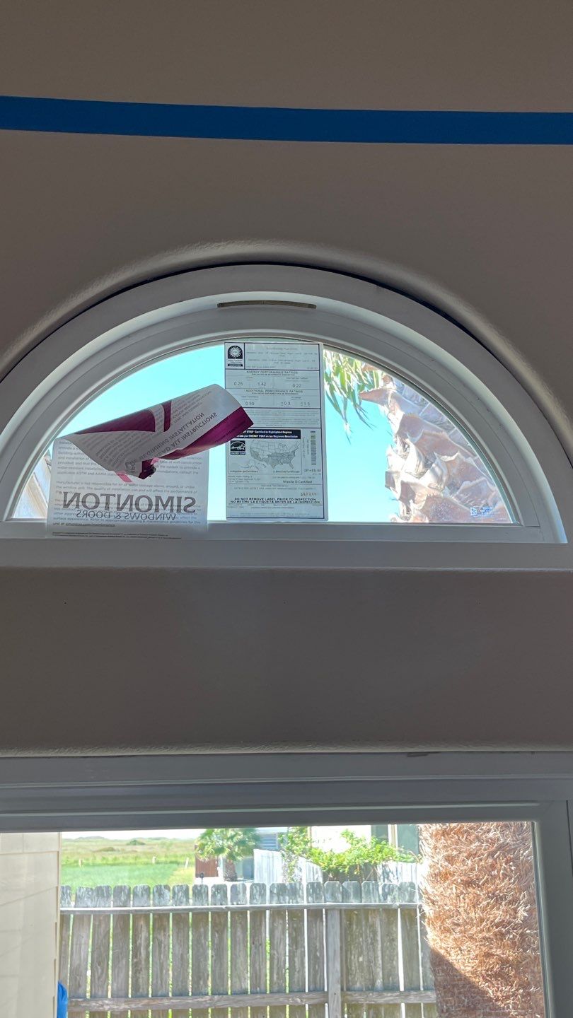Curved Trim Windows by Bayfront Roofing and Construction