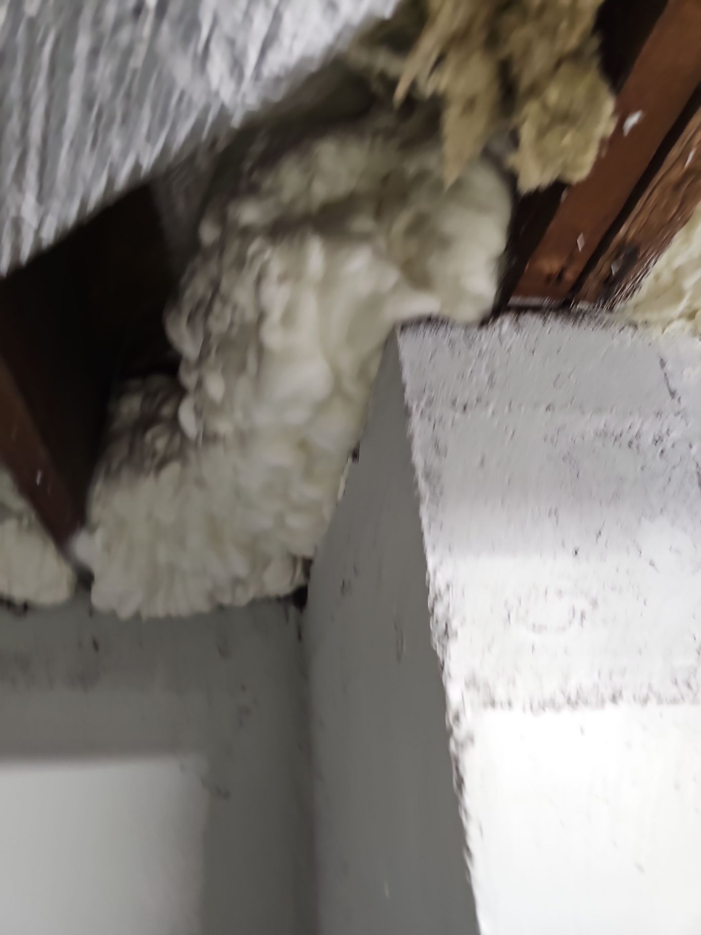 Attic Insulation using open cell spray foam by NYS Foam & Energy