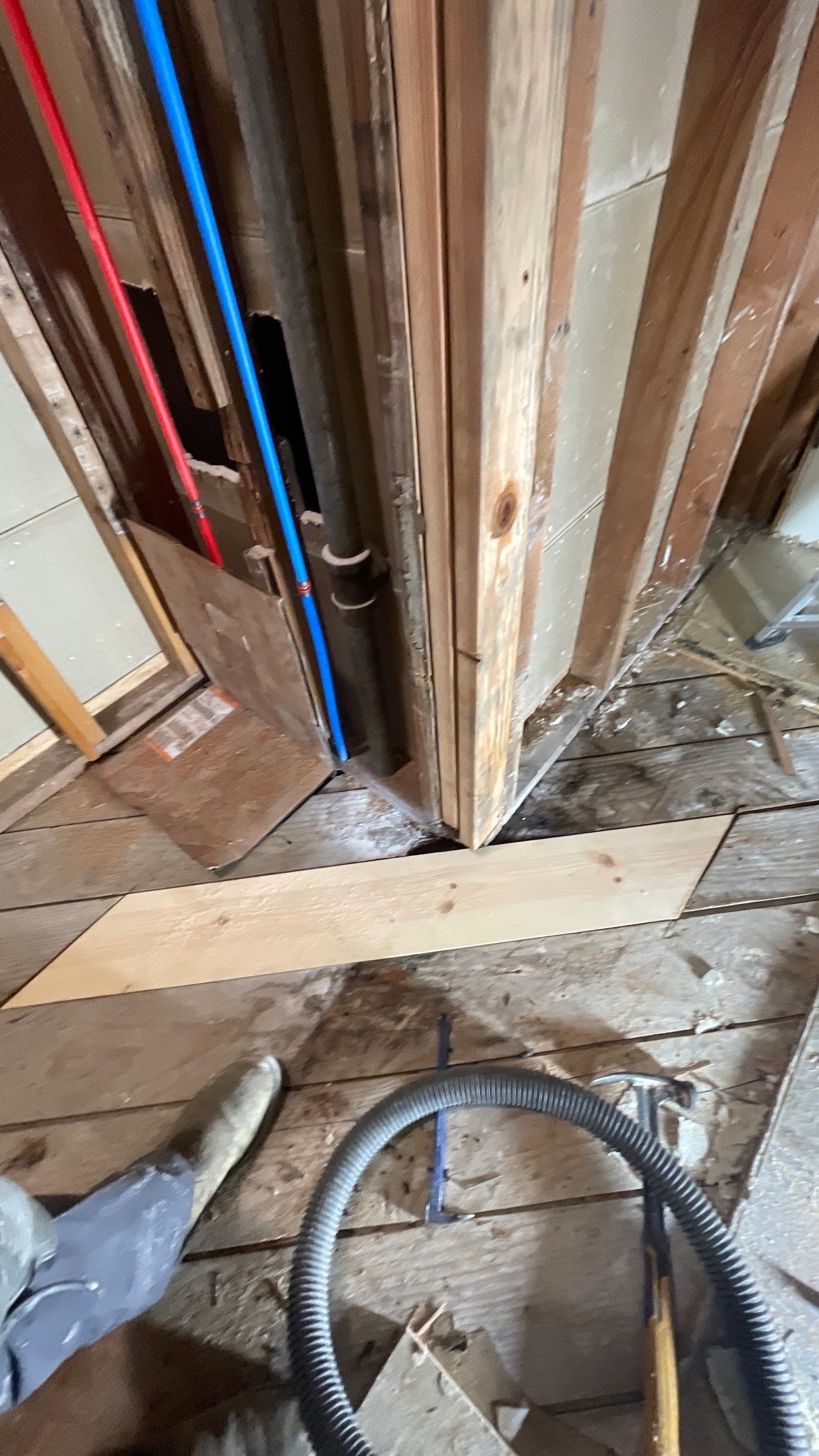 Bathroom Remodel using Shower Kit by Villegas Remodeling, LLC