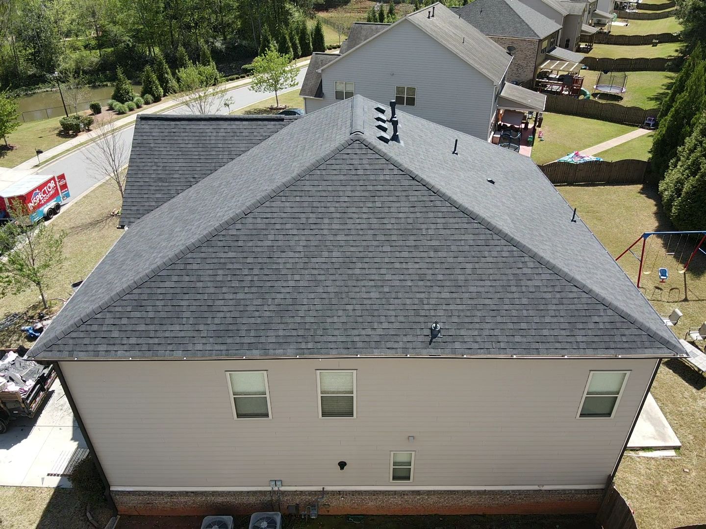 Residential Roofing Installation using Owens Corning by Inspector Roofing and Restoration