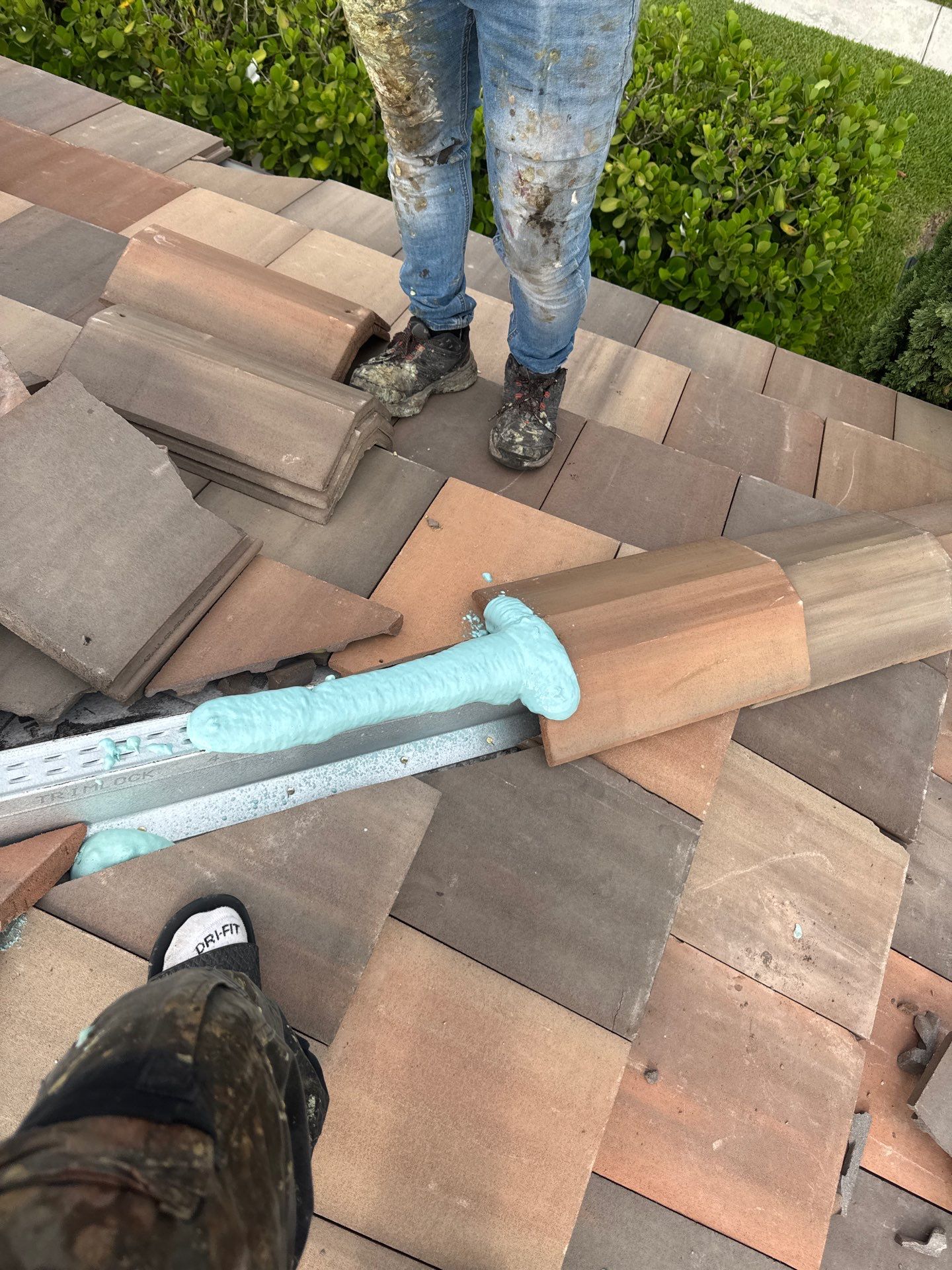 Residential Roofing Installation using Eagle Roofing Tile by BLUES BROTHERS ROOFING