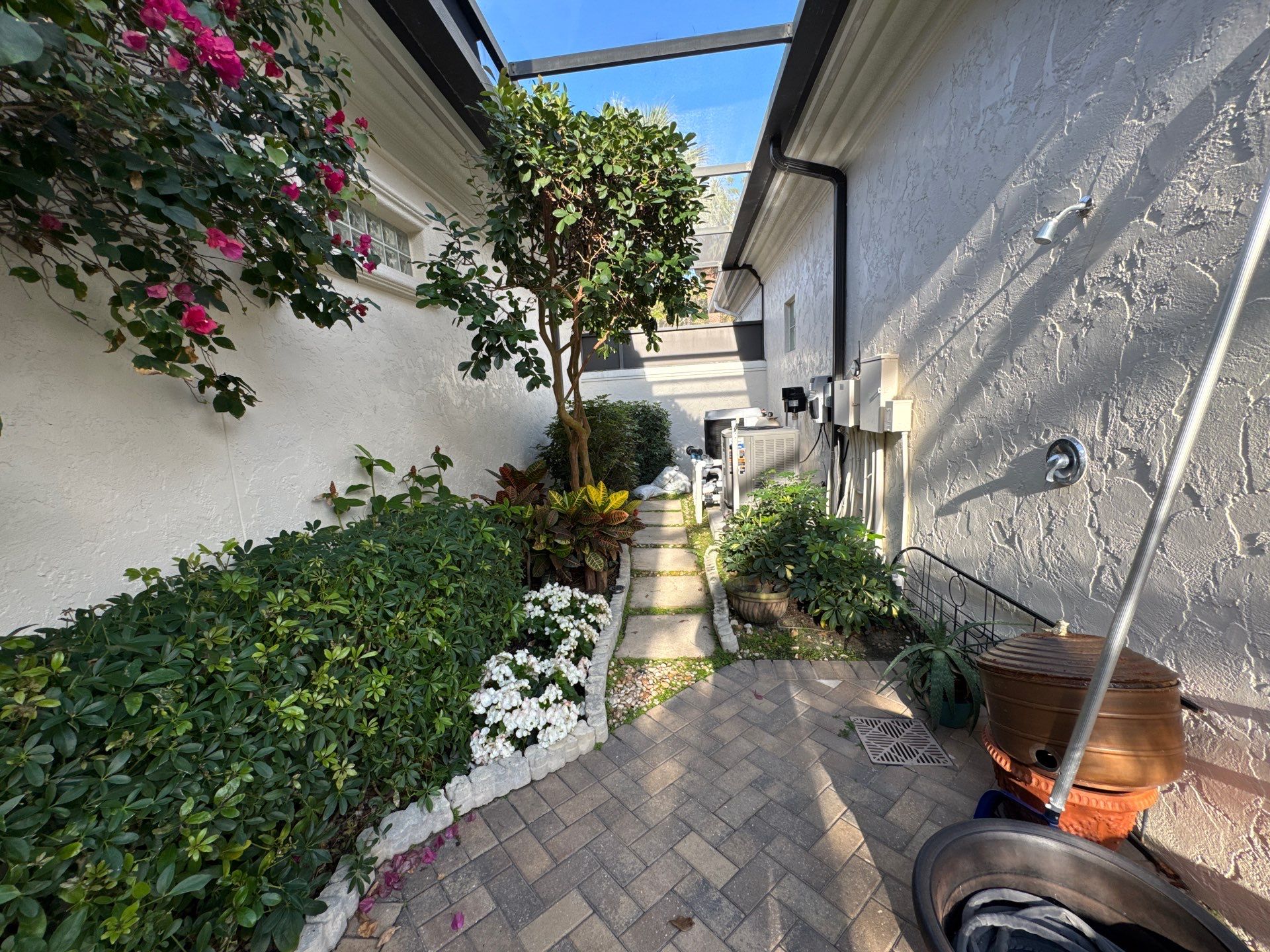 Pool Deck/Landscape/landscape lighting/pool coping/porcelain pavers/Pelican Marsh by Old Town Pavers Llc