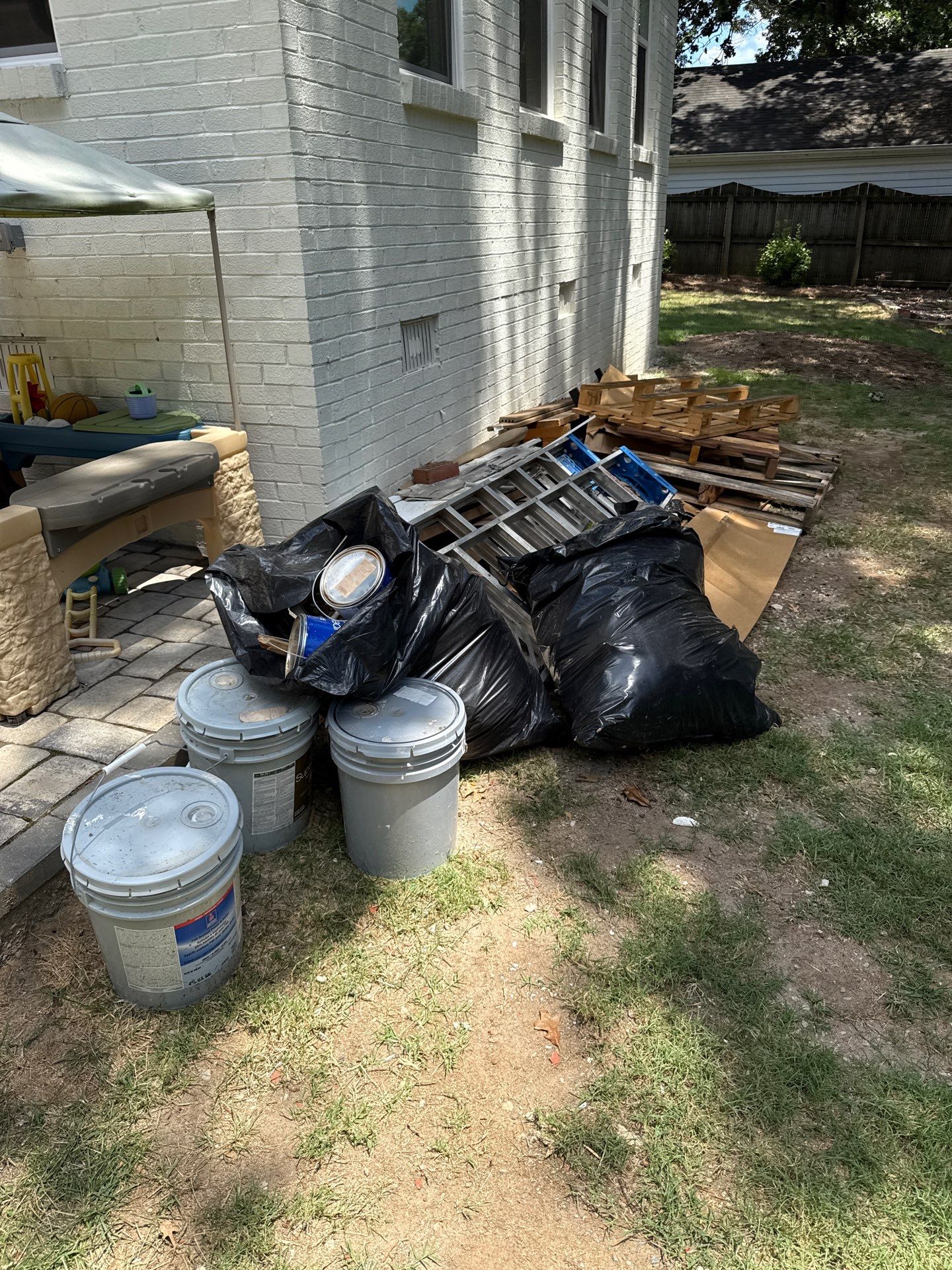 Project in Charlotte by Badger Hauling