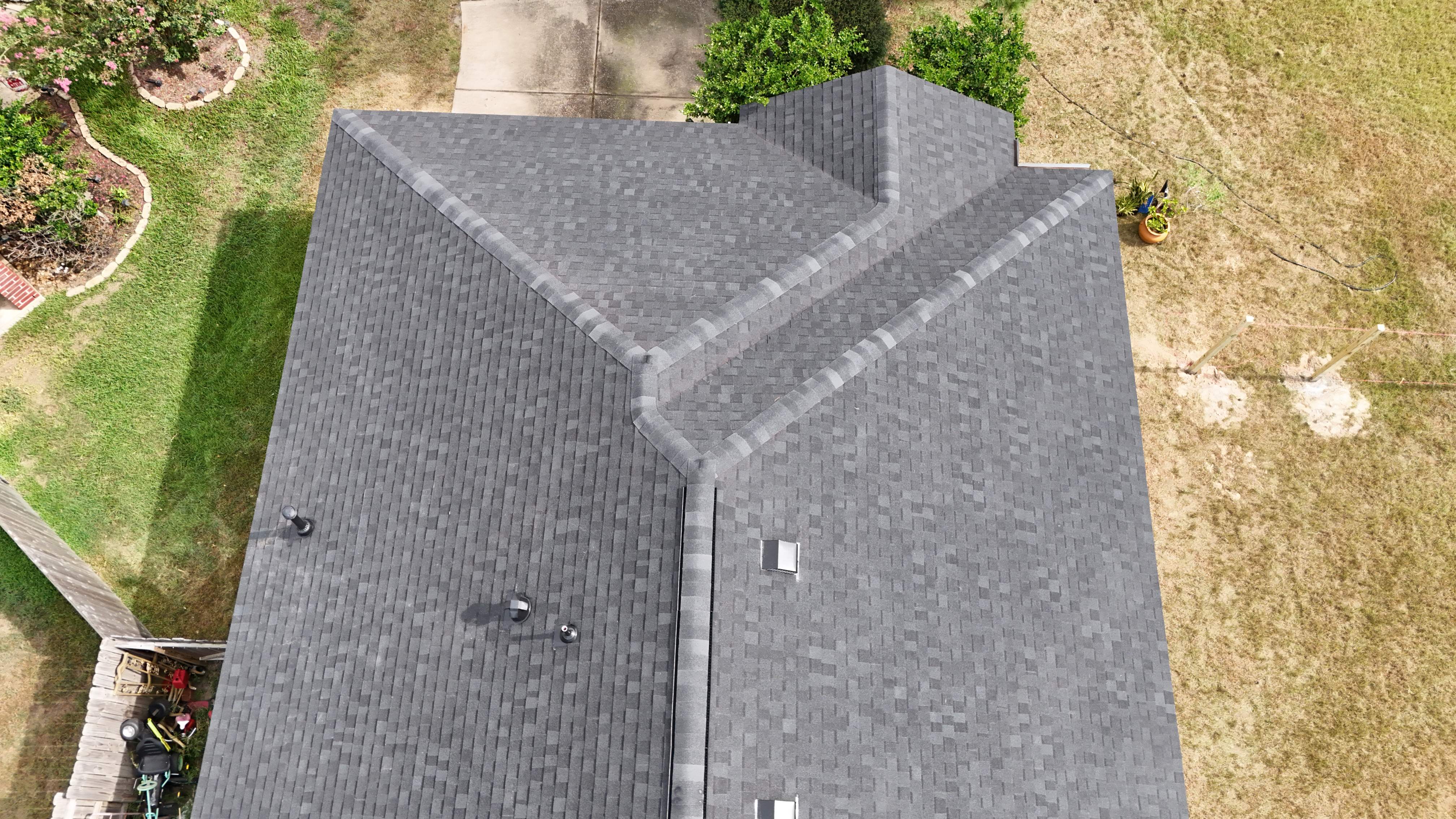 Rustic Black Shingle Roof Replacement — Spring, TX by PL Roofing & SB Roofing, LLC.
