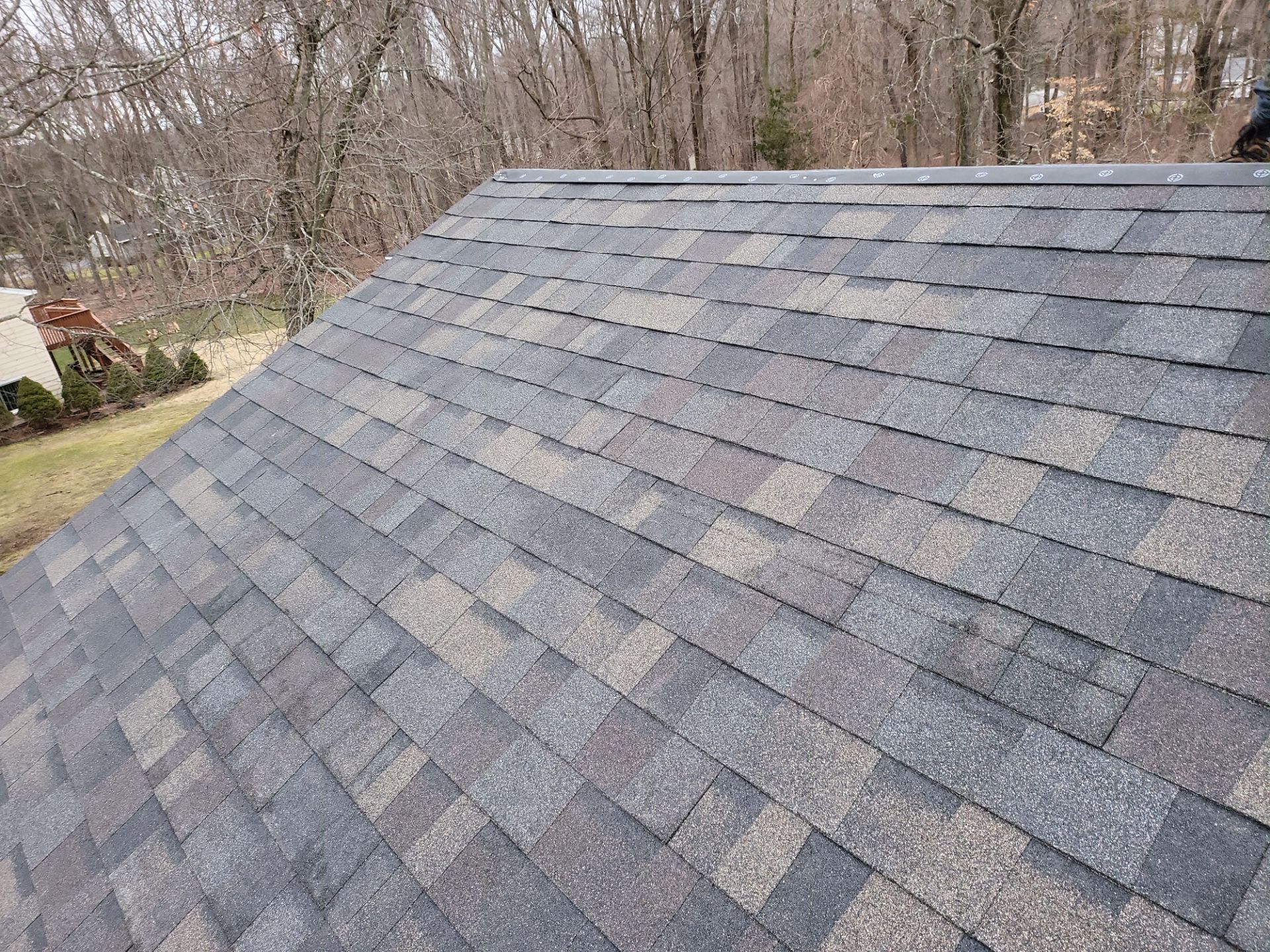 Residential Roofing Installation using Owens Corning TruDefinition Duration Designer - Black Sable by A Plus Exterior