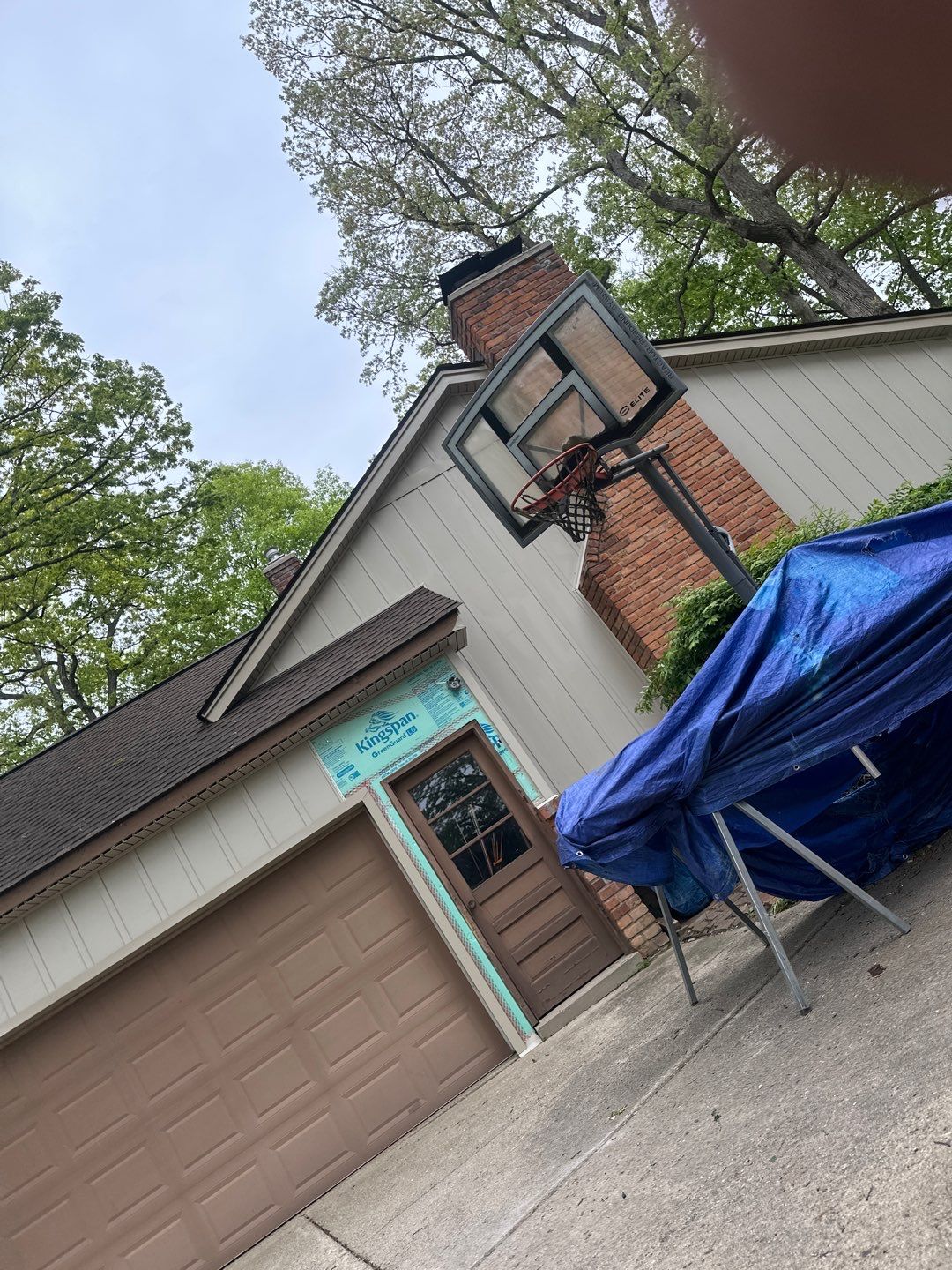 Siding Installation using Alside Monterey Sand by 180 Contractors