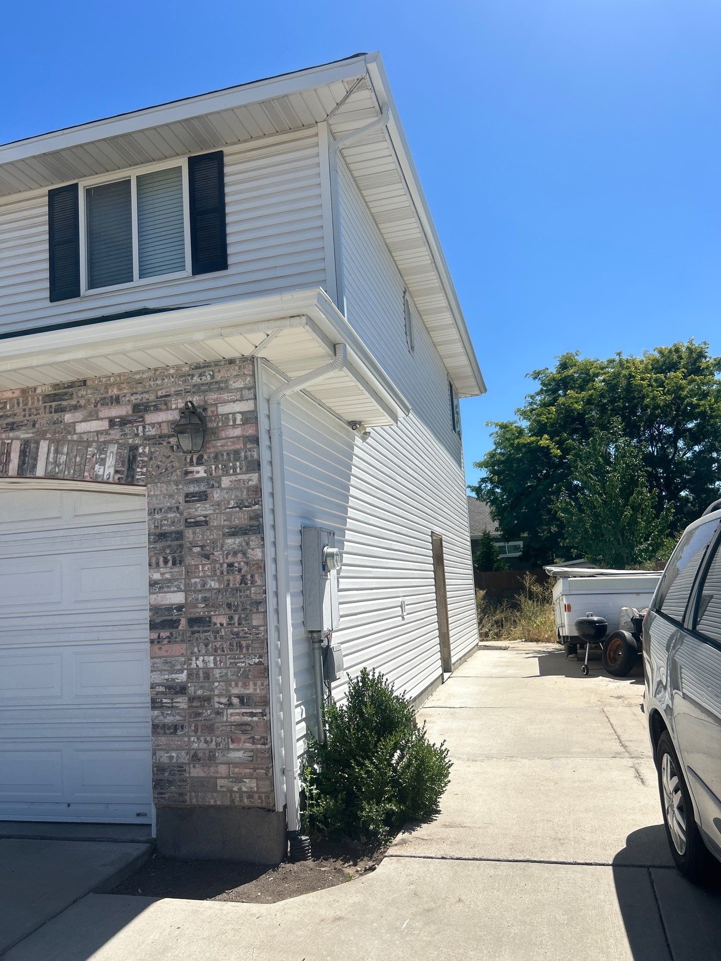 Project in Heber by Master Rain Gutters.
