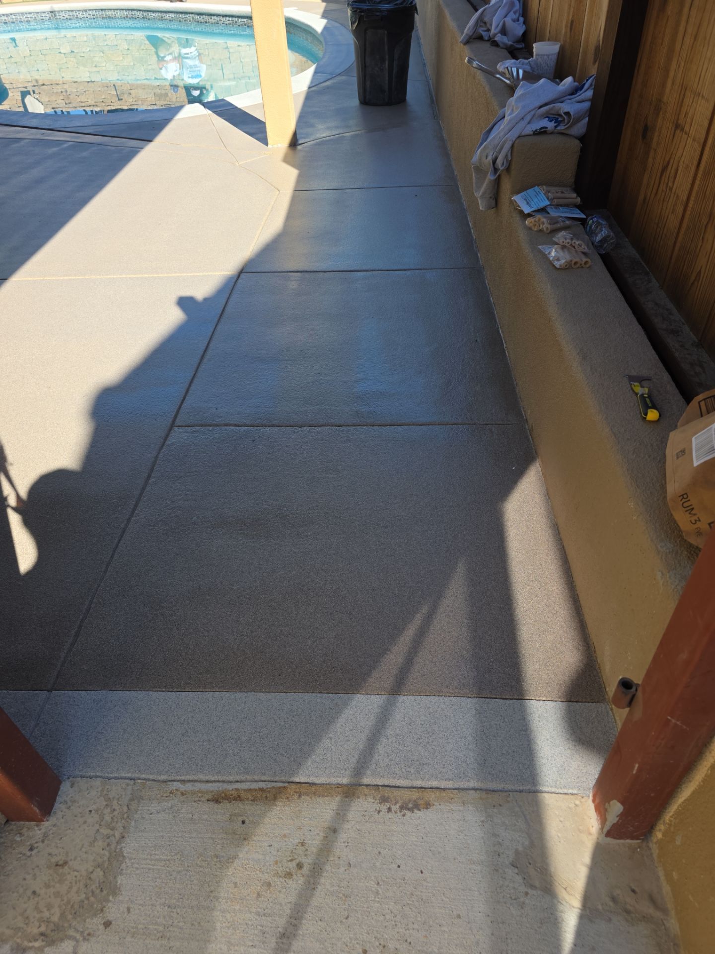 Quartz 2 tone Pool deck by Matt Gifford Painting LLC