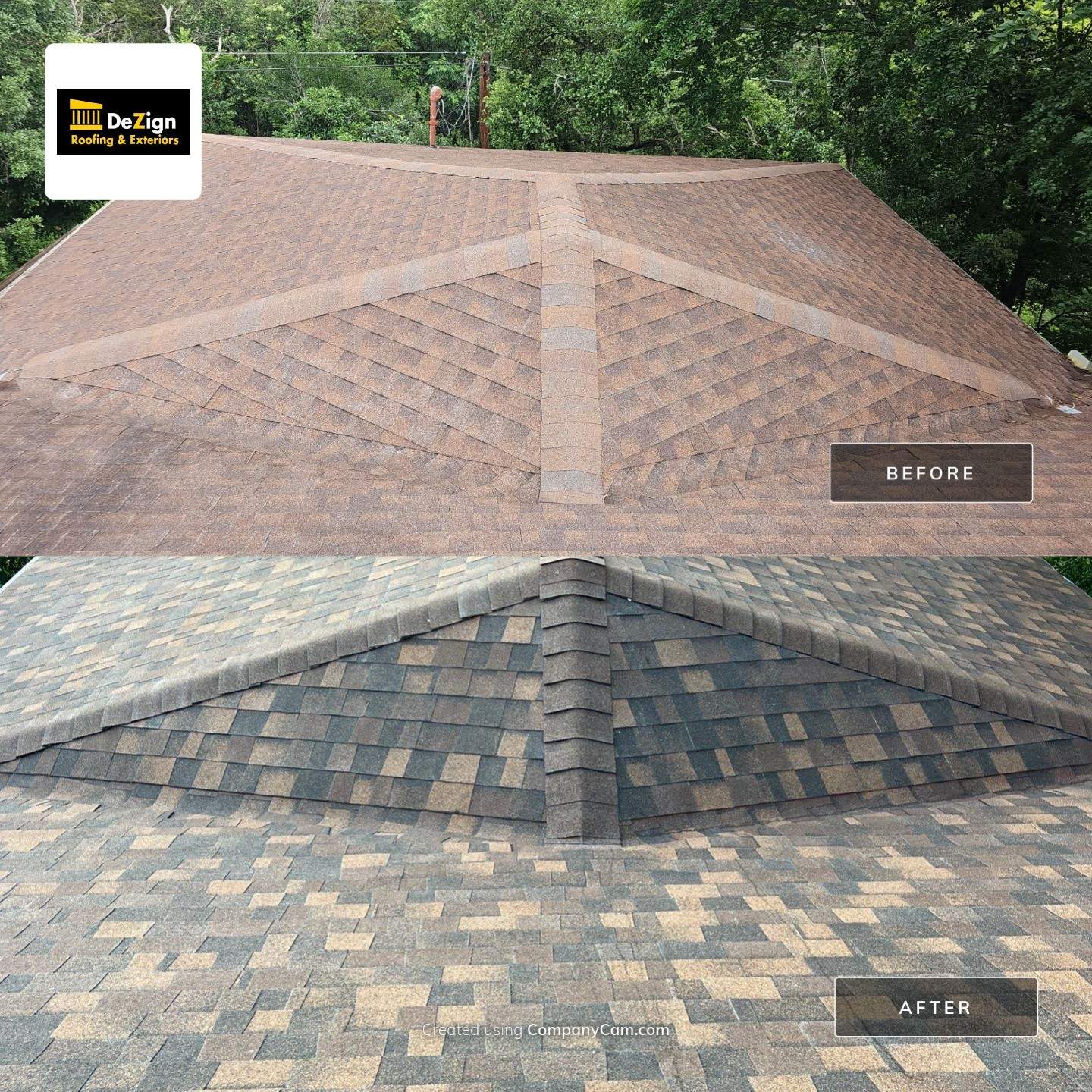 Residential Roofing Installation using Owens Corning Duration Tru Def Brownwood by DeZign Roofing & Exteriors