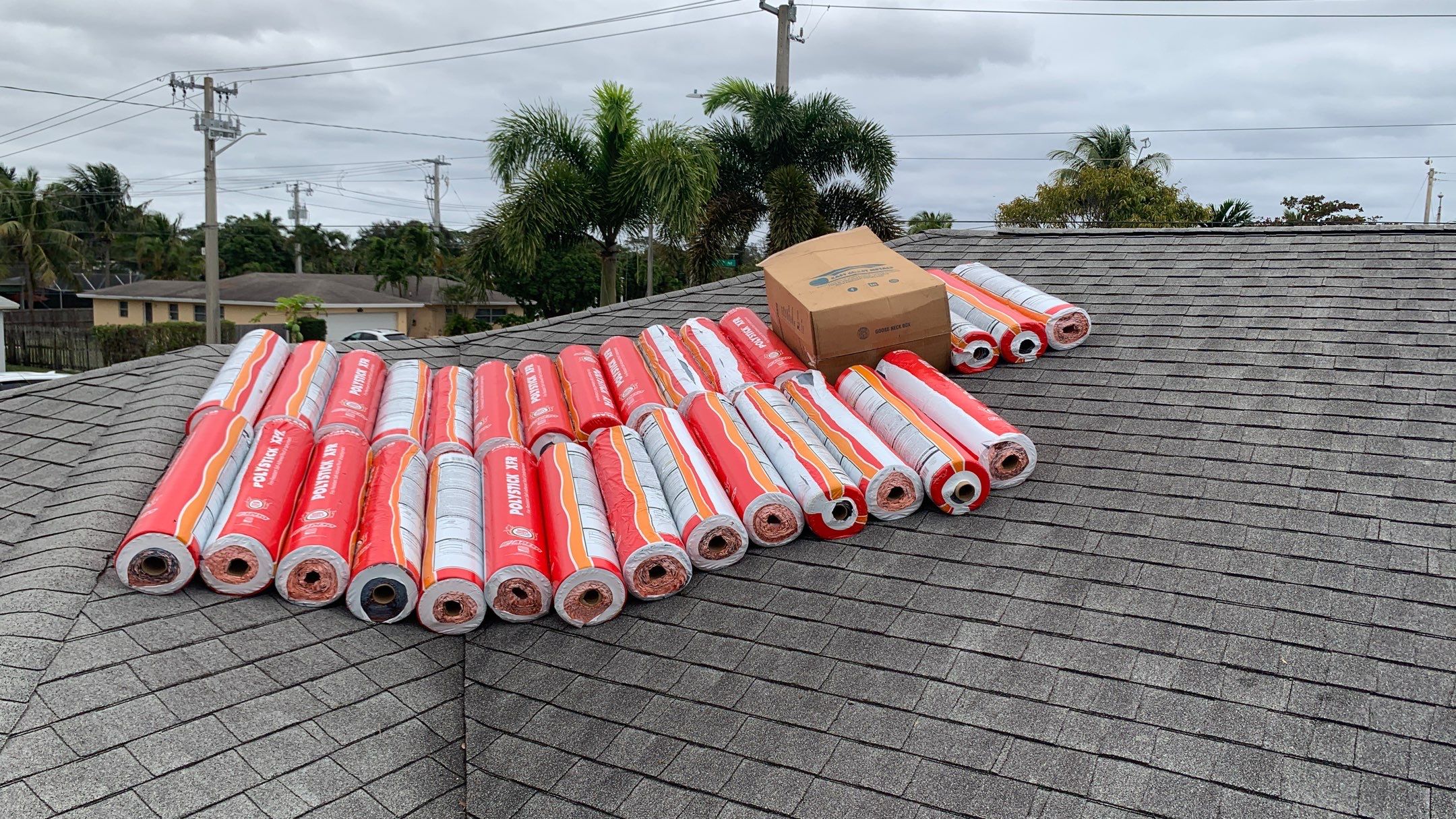 Residential Roofing Installation using 1" Nail strip metal roof by BLUES BROTHERS ROOFING