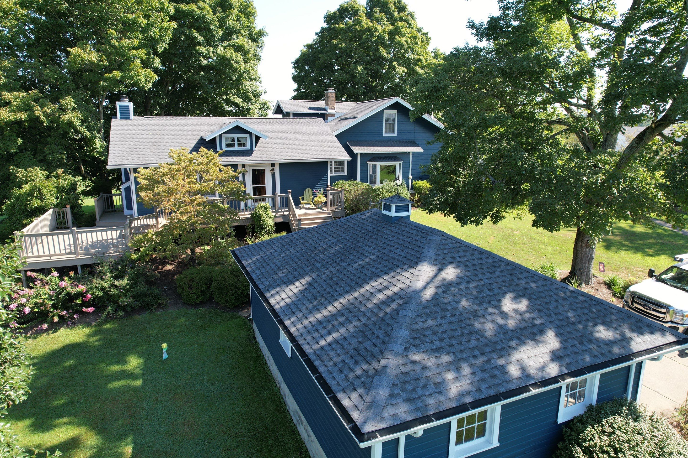 Residential Roofing Installation using GAF Timberline HDZ, Pewter Gray by Rainstoppers Roofing