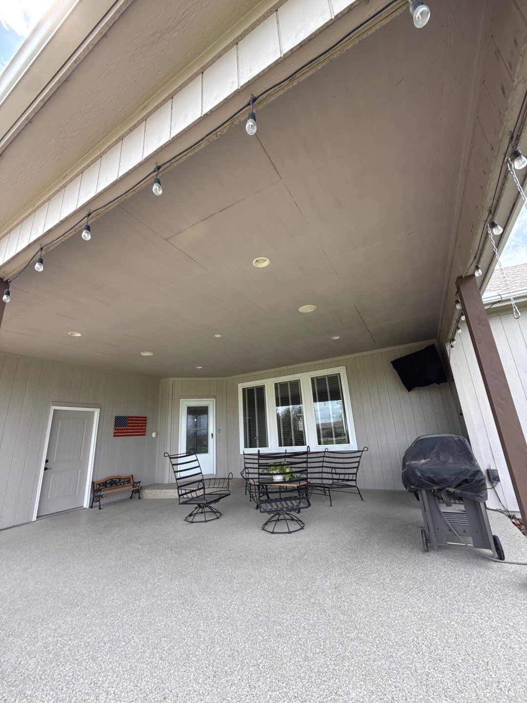 Exterior Painting and Wood Rot Repair for Wellsville Residence by Cougar Painting