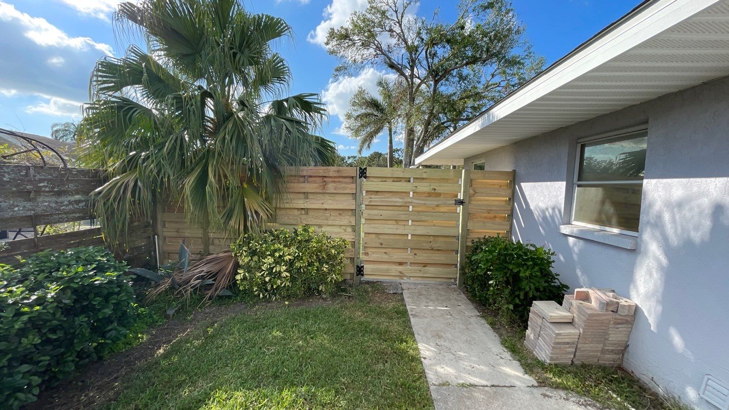 Wood Fence Installation using Shadowbox Wood Fence by Asap fence and gates, LLC