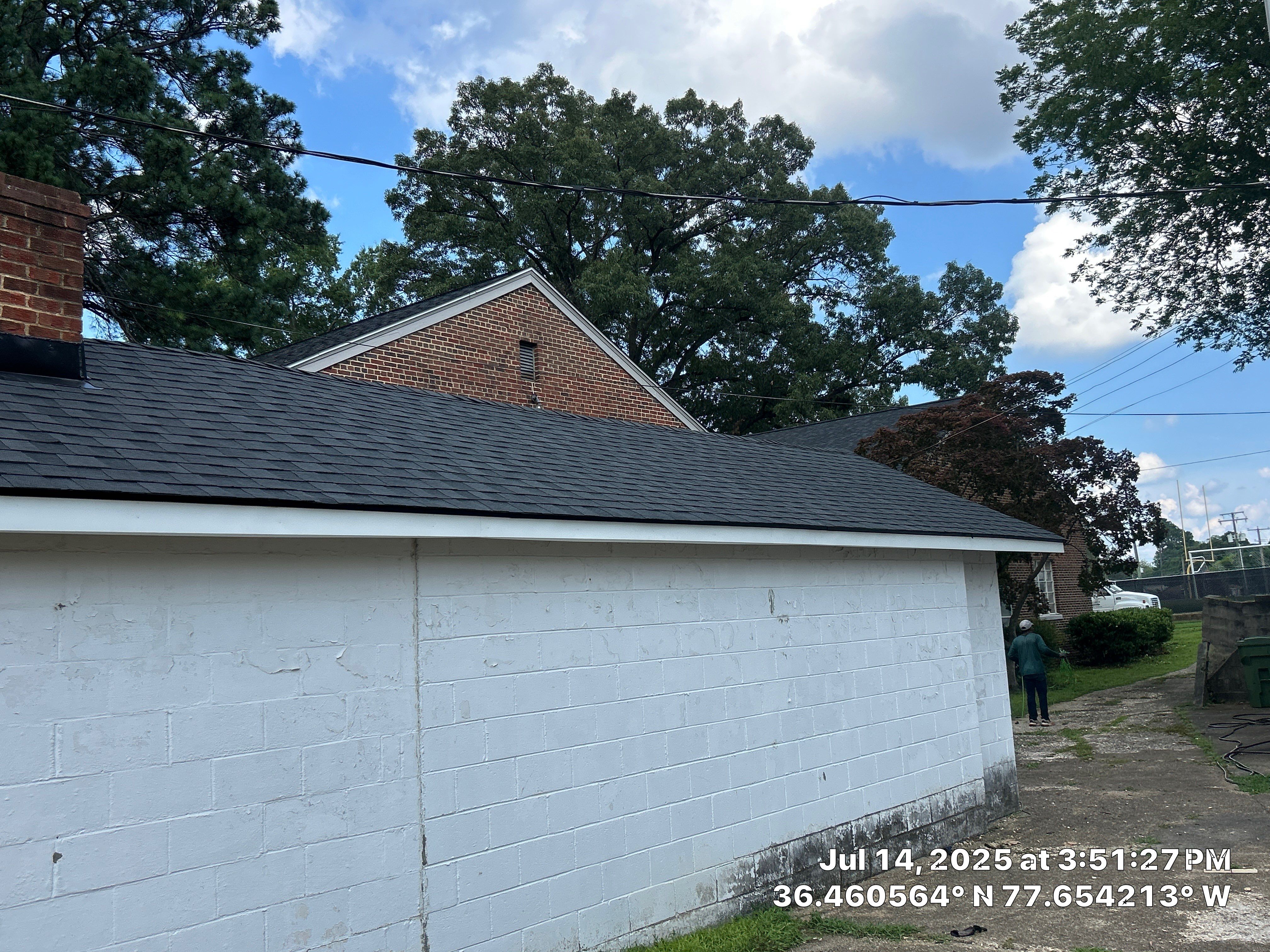 Project in Roanoke Rapids by Roofing Solutions