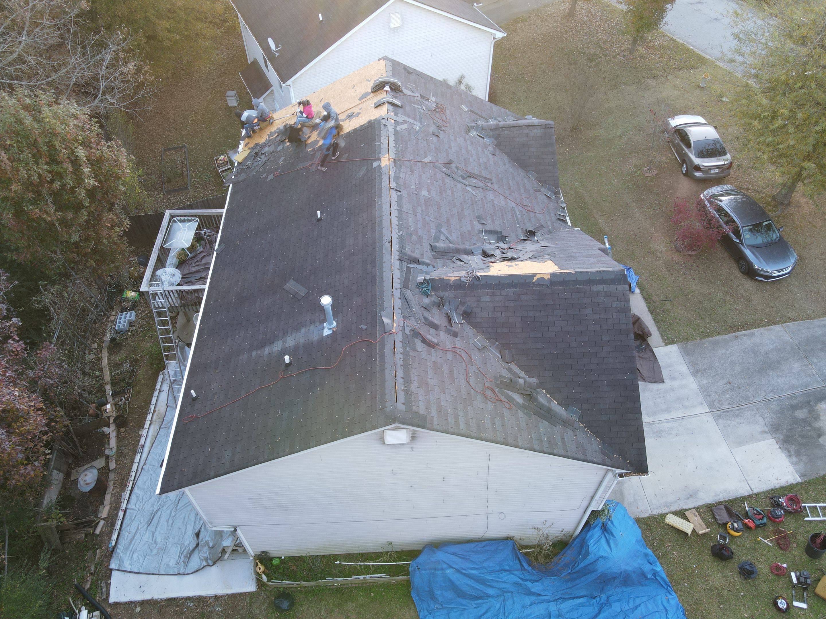 Residential Roofing Installation using Owens Corning by Inspector Roofing and Restoration
