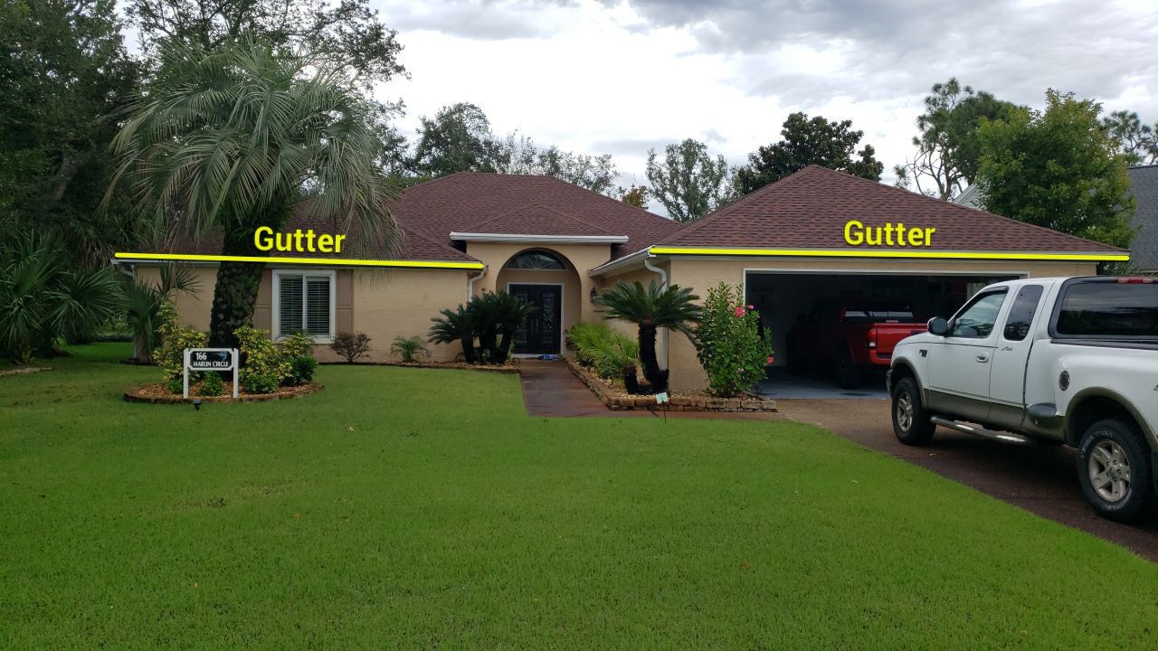Gutter Installation using K-Style Gutters by Gutter Professors