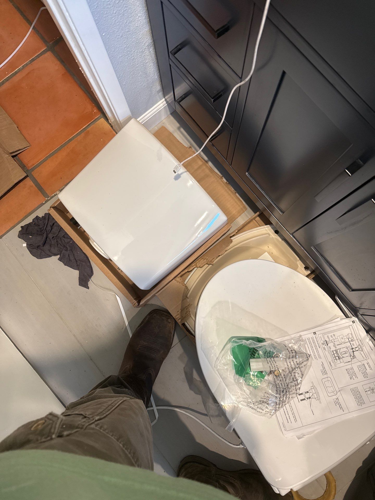 Toilet Installation with New Seal by Us Plumbing 