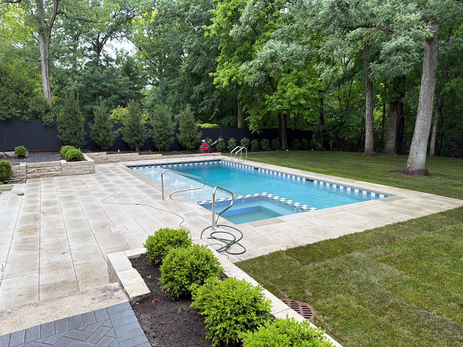 Platino Checkered Tile by North Shore Pool & Spa