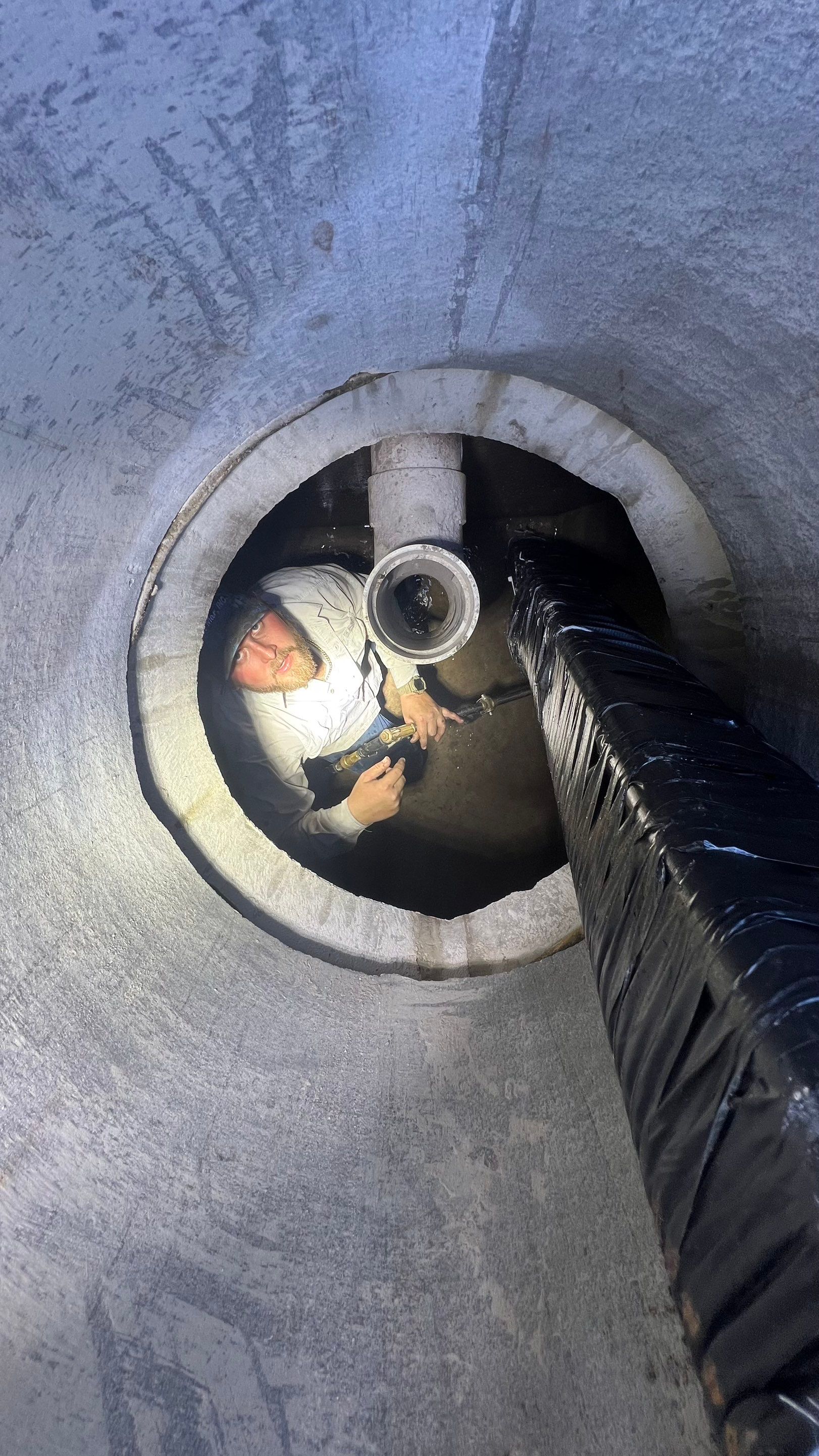 New Carwash Collection Tank Cleaning by APS Power & Water