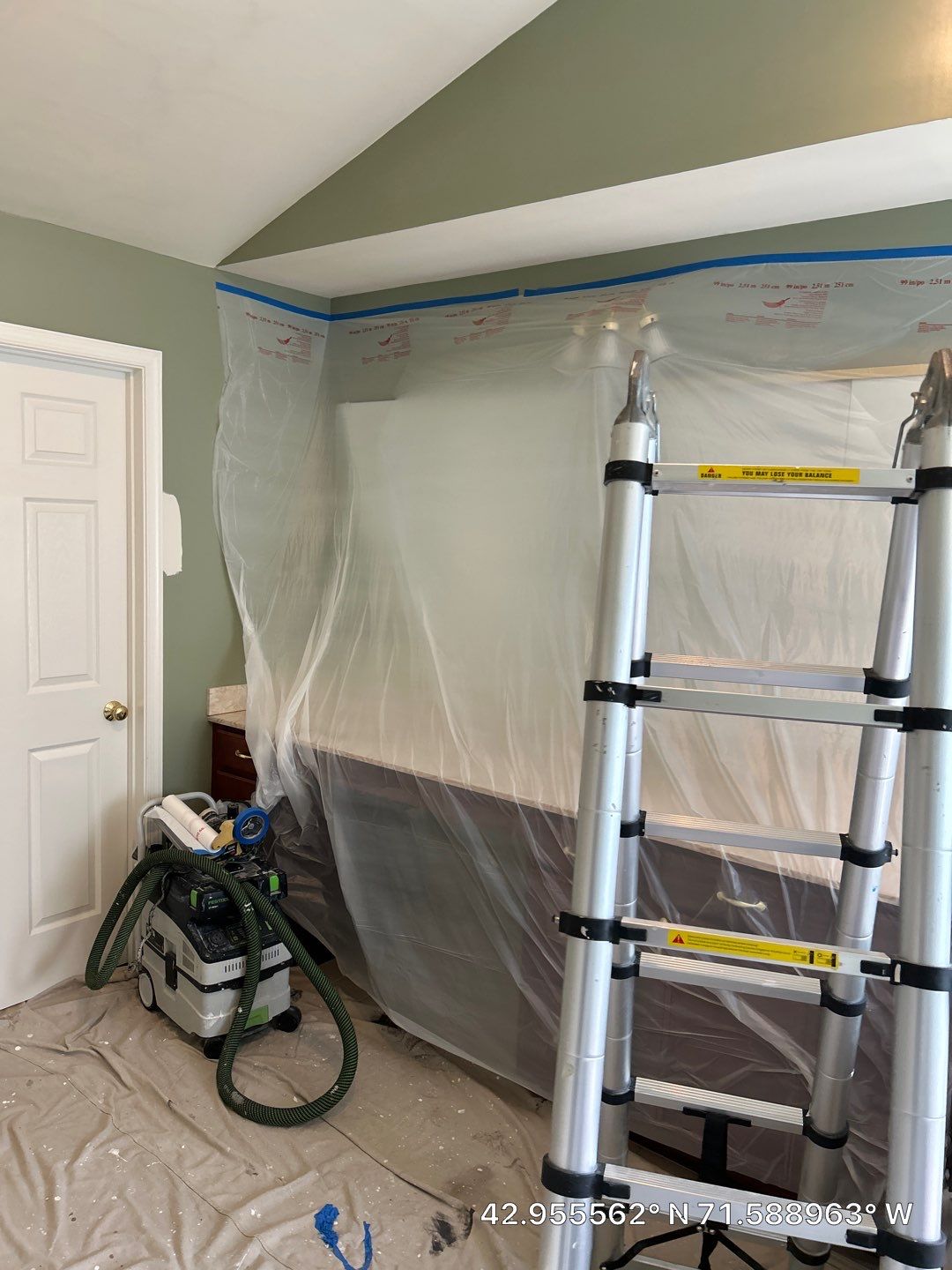 Full Interior Painting and Drywall Restoration in Bedford, New Hampshire by The Persnickety Painters